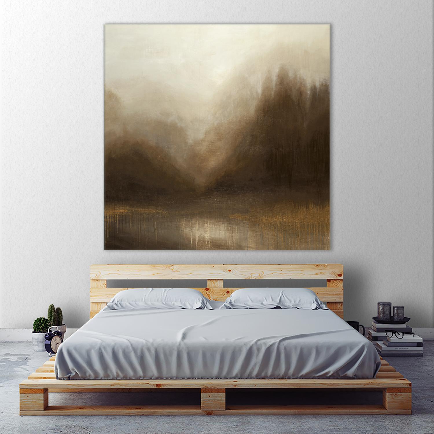 Pure Radiance by Liz Jardine on GIANT ART - beige abstract