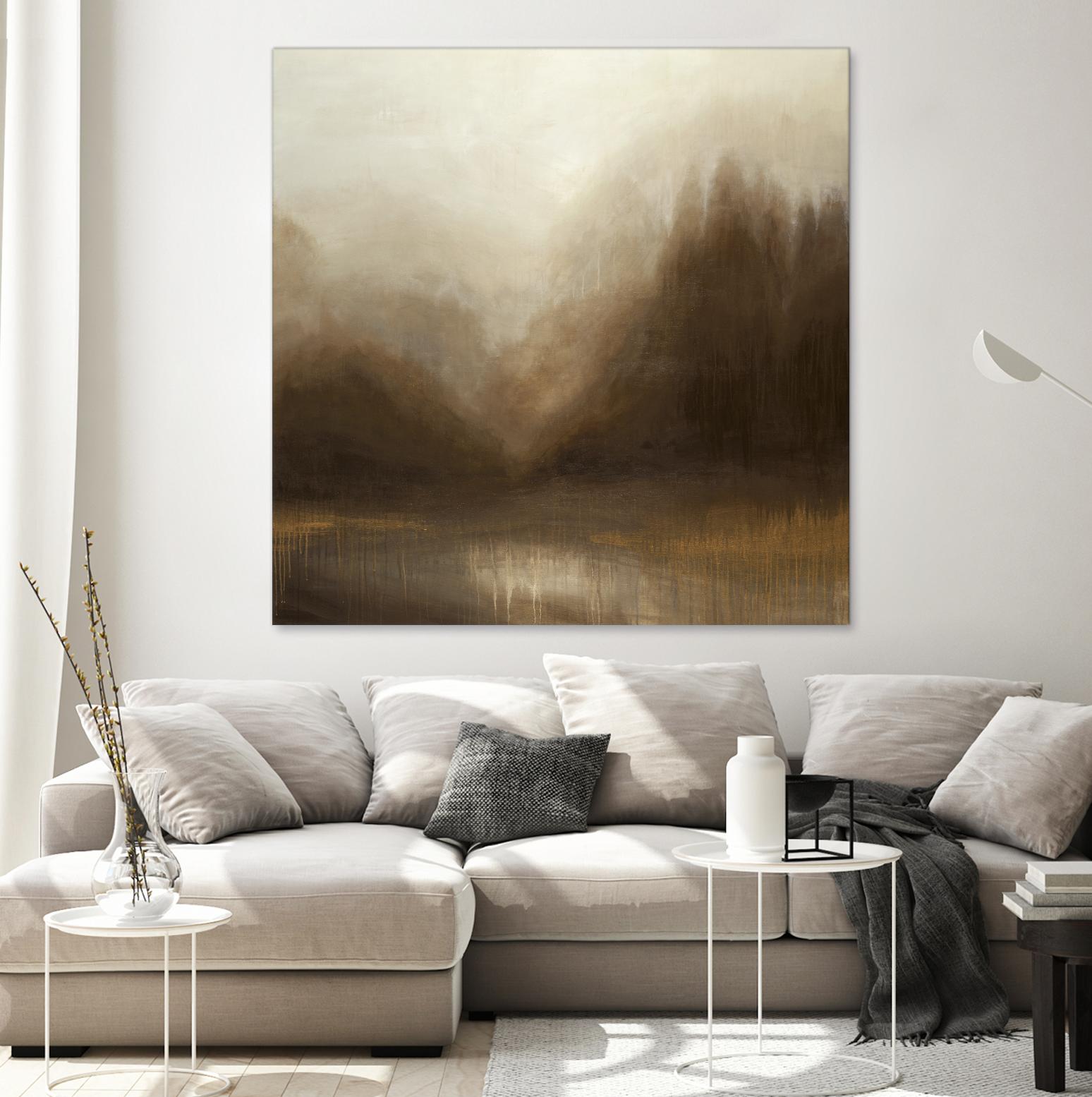 Pure Radiance by Liz Jardine on GIANT ART - beige abstract