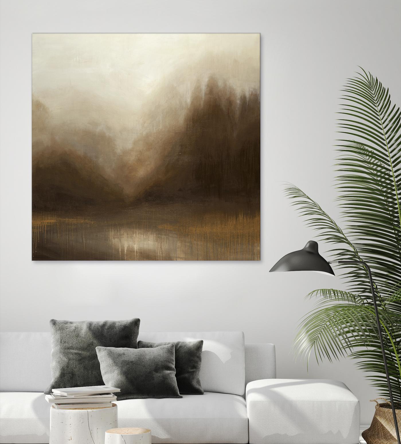 Pure Radiance by Liz Jardine on GIANT ART - beige abstract