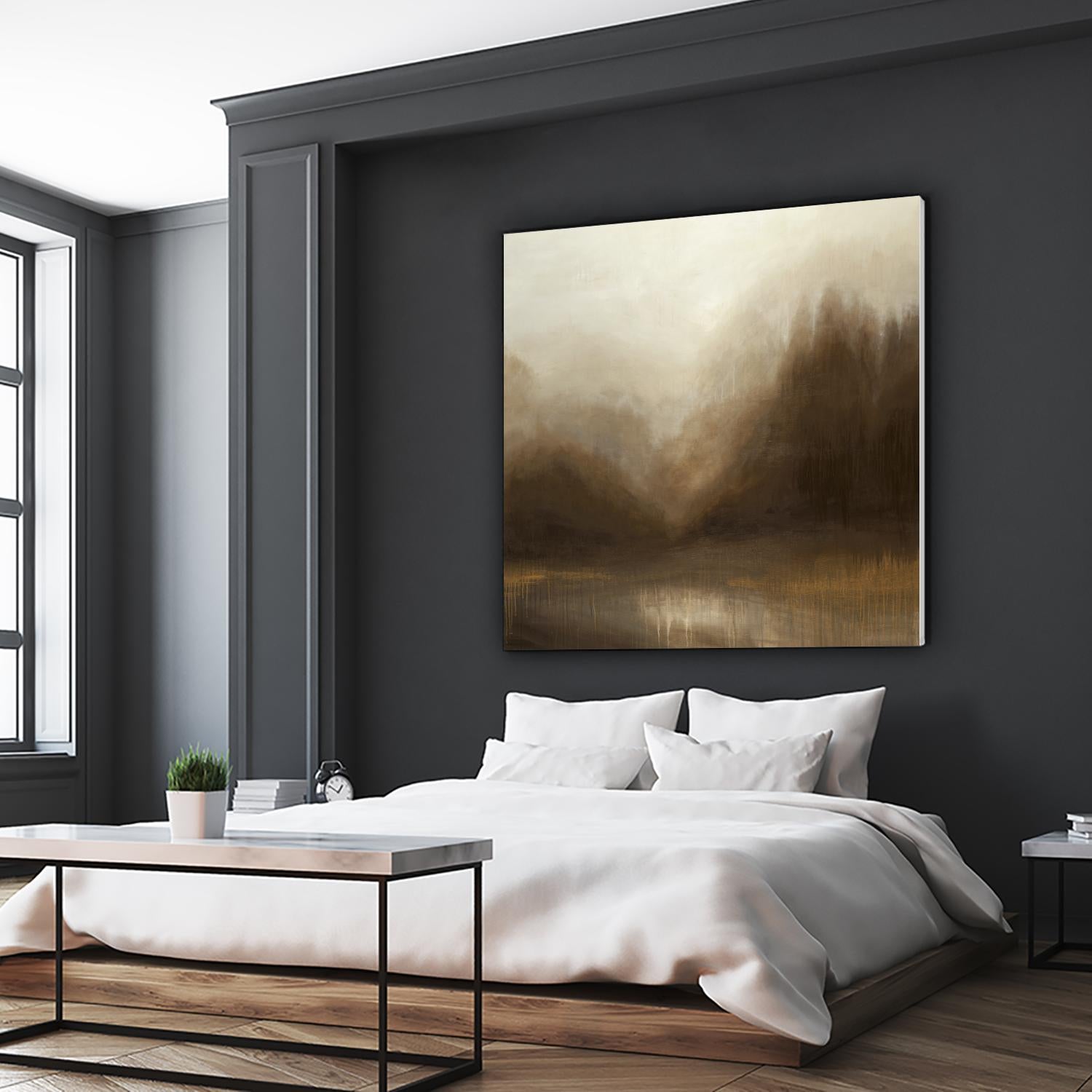 Pure Radiance by Liz Jardine on GIANT ART - beige abstract