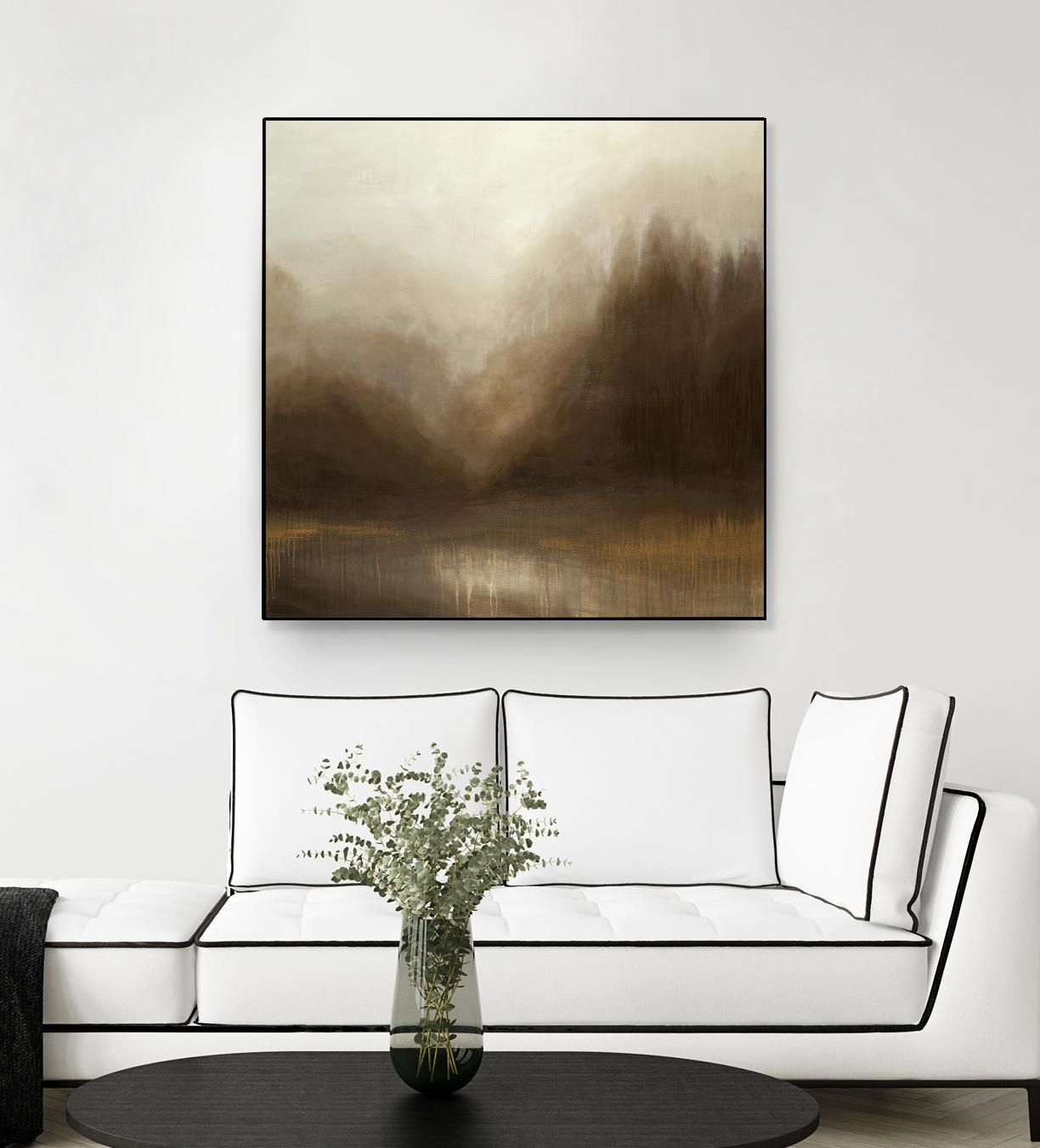 Pure Radiance by Liz Jardine on GIANT ART - beige abstract