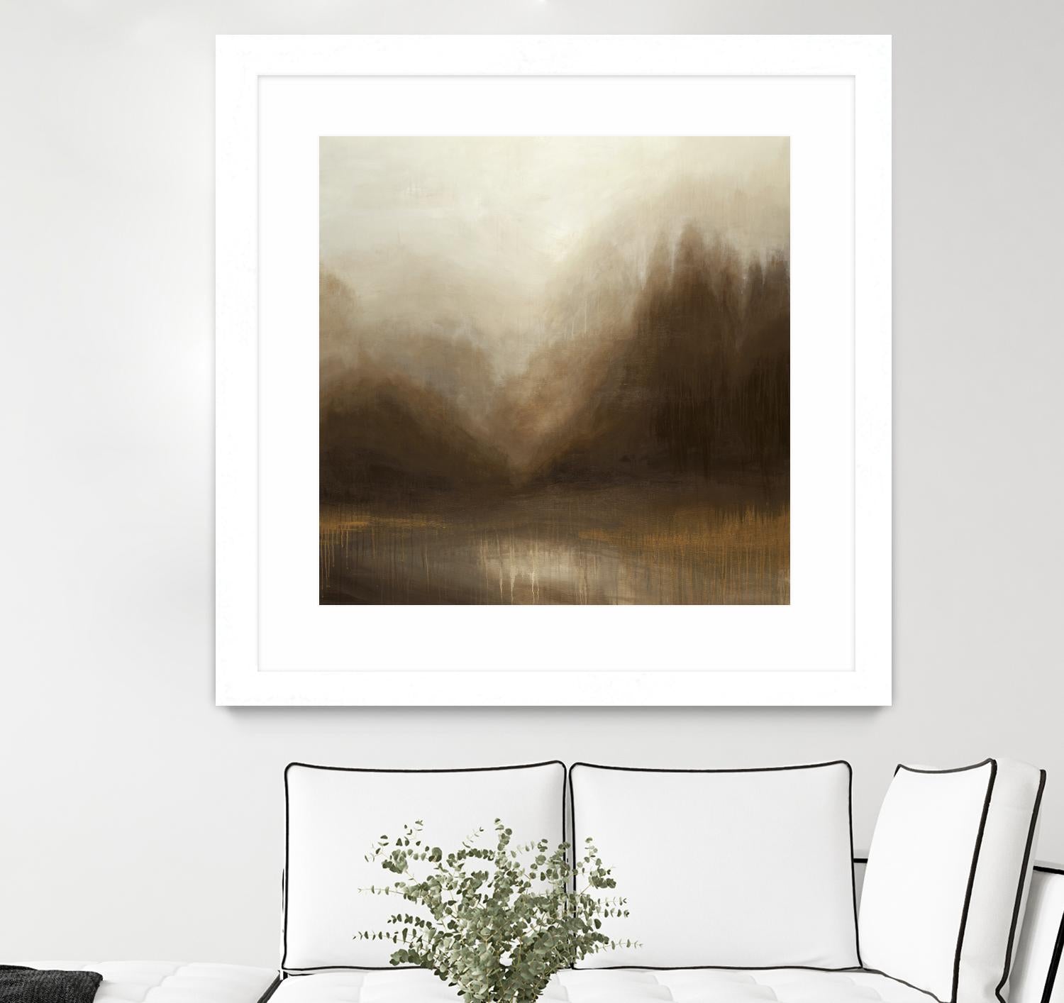 Pure Radiance by Liz Jardine on GIANT ART - beige abstract