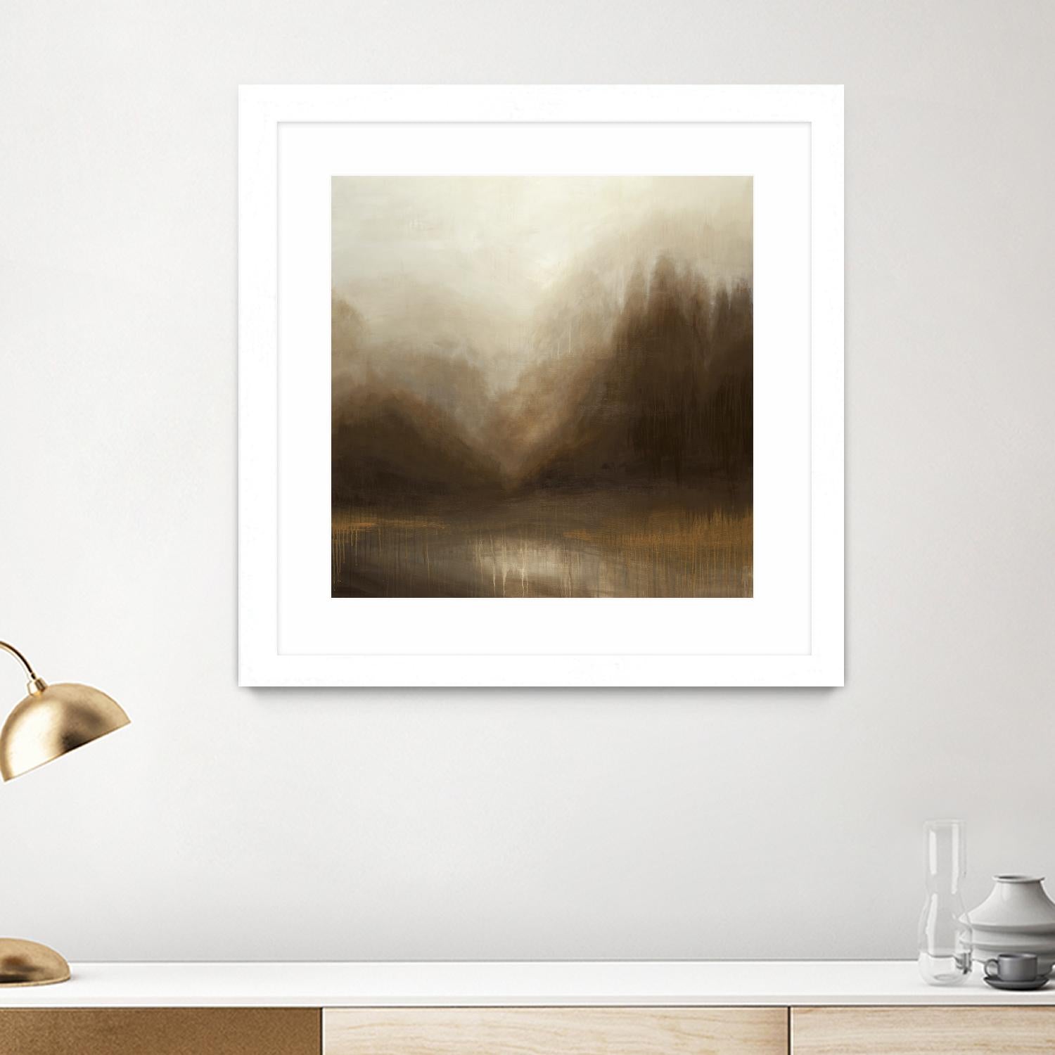 Pure Radiance by Liz Jardine on GIANT ART - beige abstract