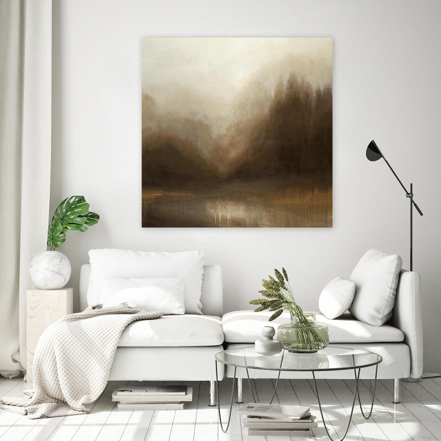 Pure Radiance by Liz Jardine on GIANT ART - beige abstract