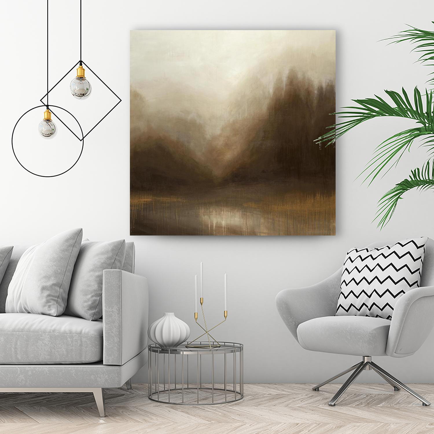 Pure Radiance by Liz Jardine on GIANT ART - beige abstract