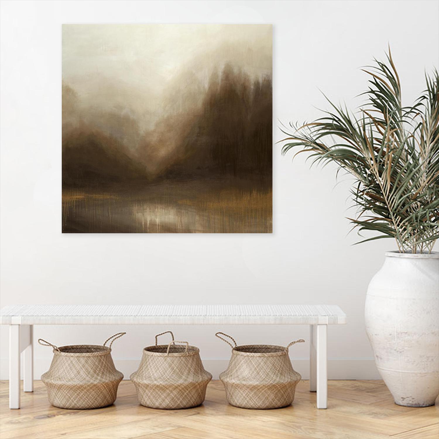 Pure Radiance by Liz Jardine on GIANT ART - beige abstract