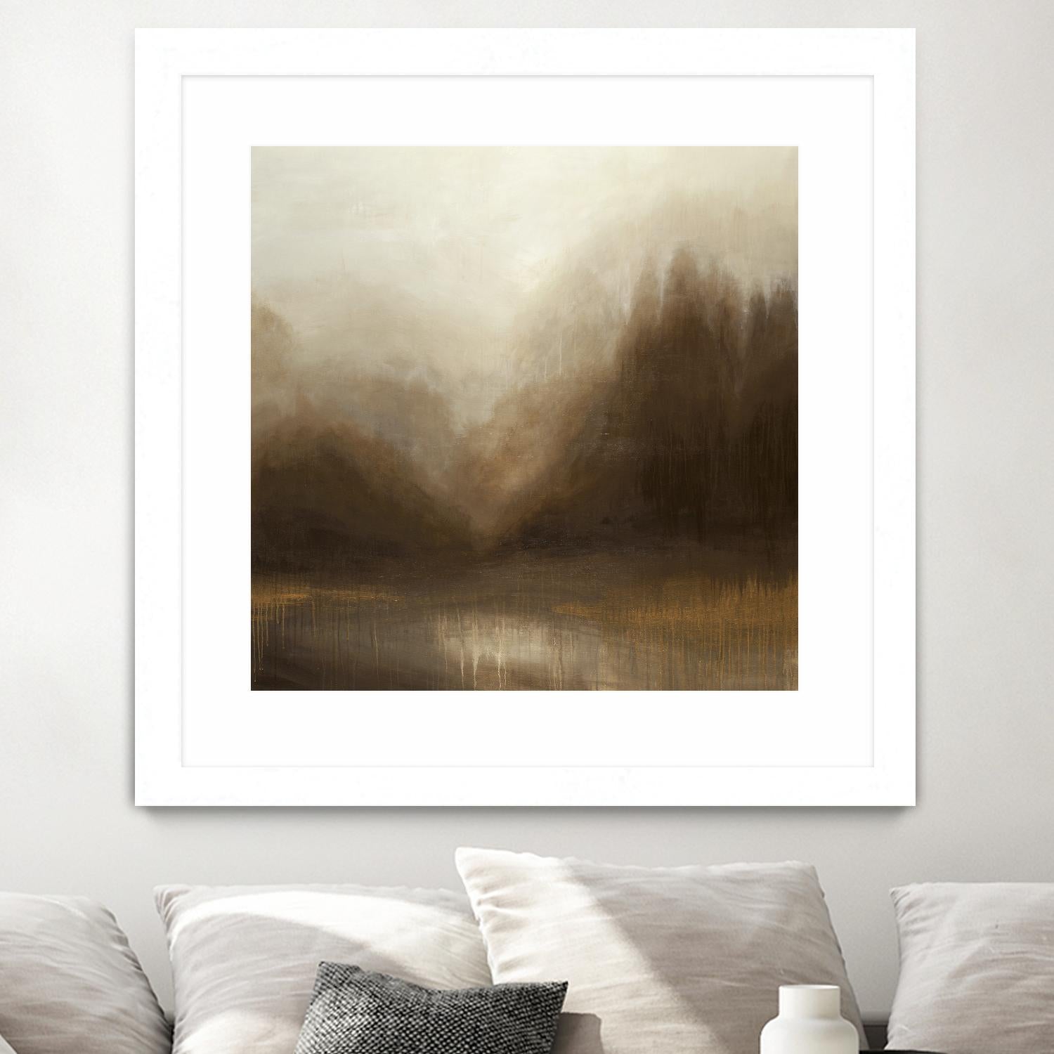 Pure Radiance by Liz Jardine on GIANT ART - beige abstract