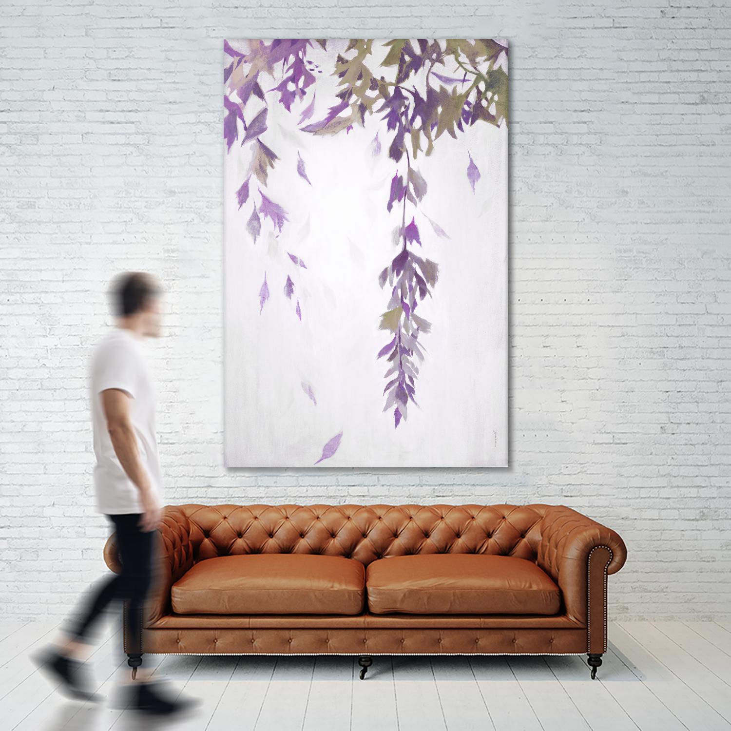 Leaf Cascade V2 by Liz Jardine on GIANT ART - botanicals