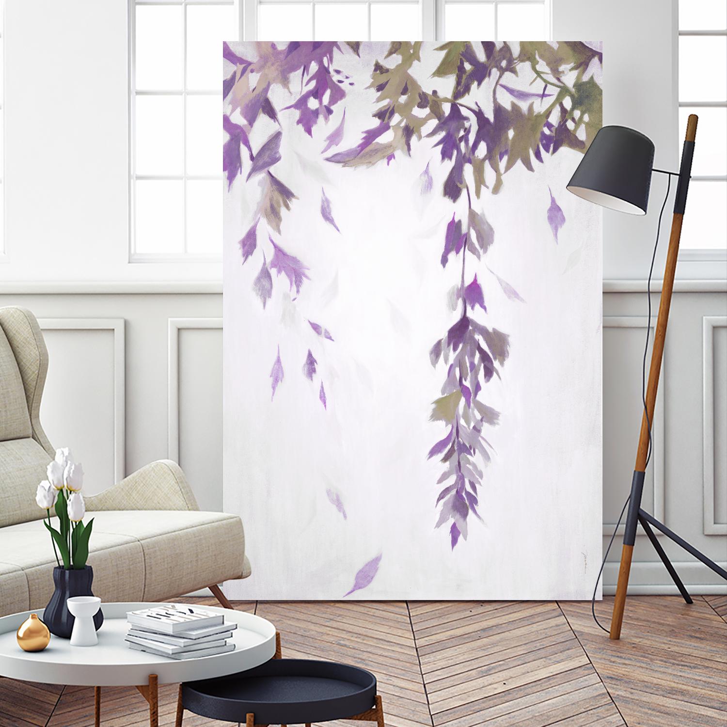 Leaf Cascade V2 by Liz Jardine on GIANT ART - botanicals