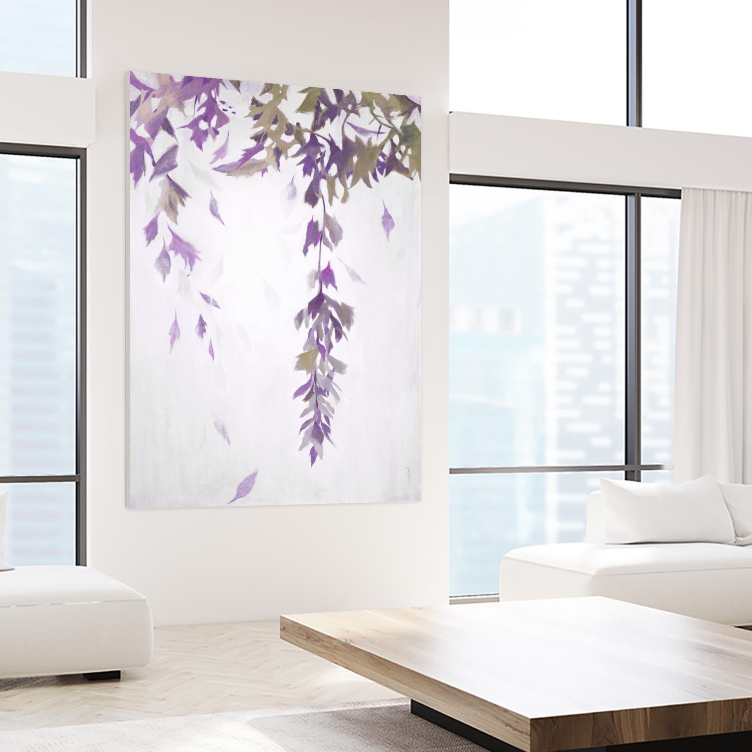 Leaf Cascade V2 by Liz Jardine on GIANT ART - botanicals