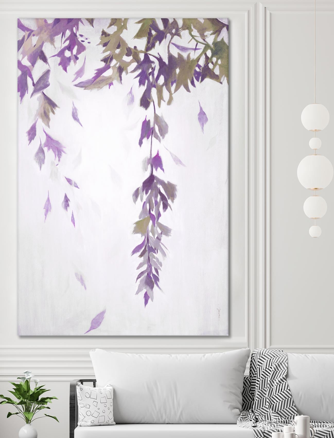 Leaf Cascade V2 by Liz Jardine on GIANT ART - botanicals