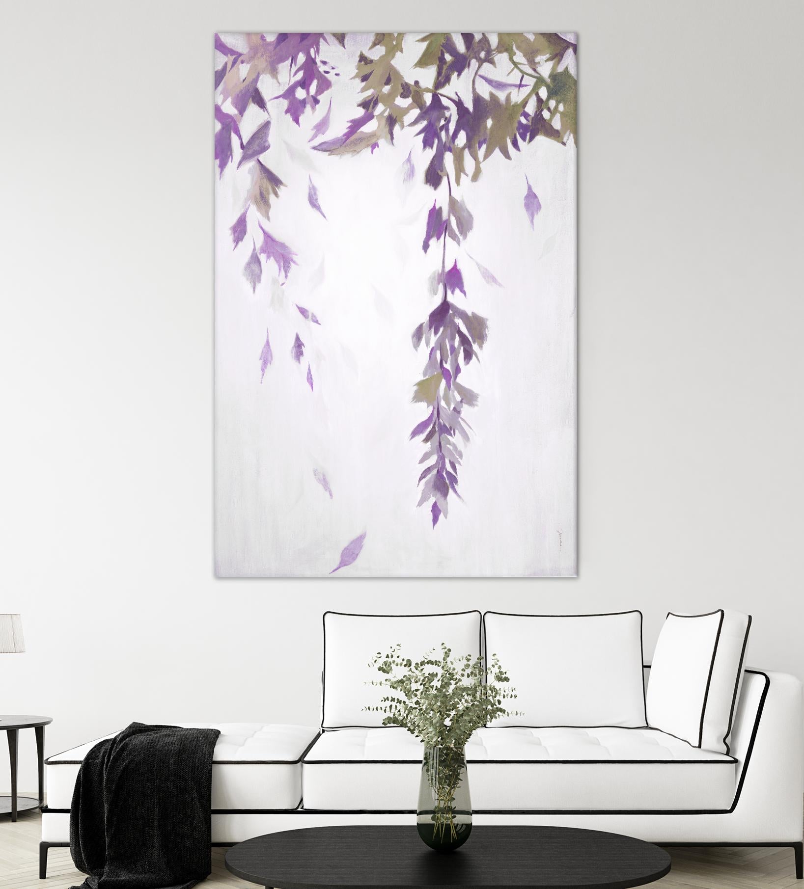 Leaf Cascade V2 by Liz Jardine on GIANT ART - botanicals