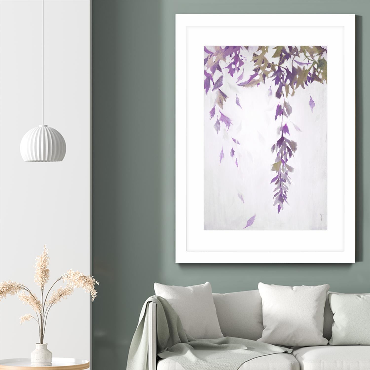 Leaf Cascade V2 by Liz Jardine on GIANT ART - botanicals