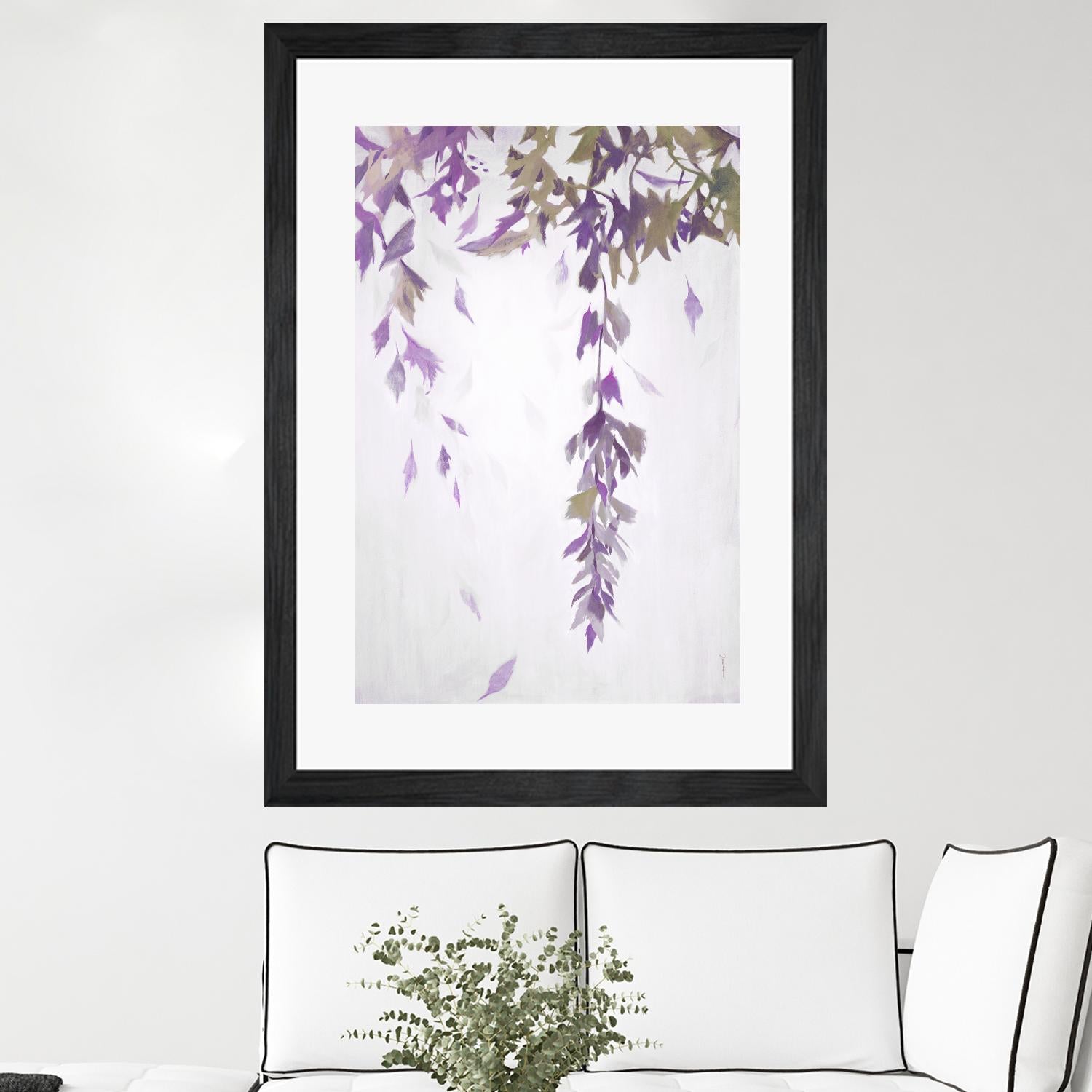 Leaf Cascade V2 by Liz Jardine on GIANT ART - botanicals