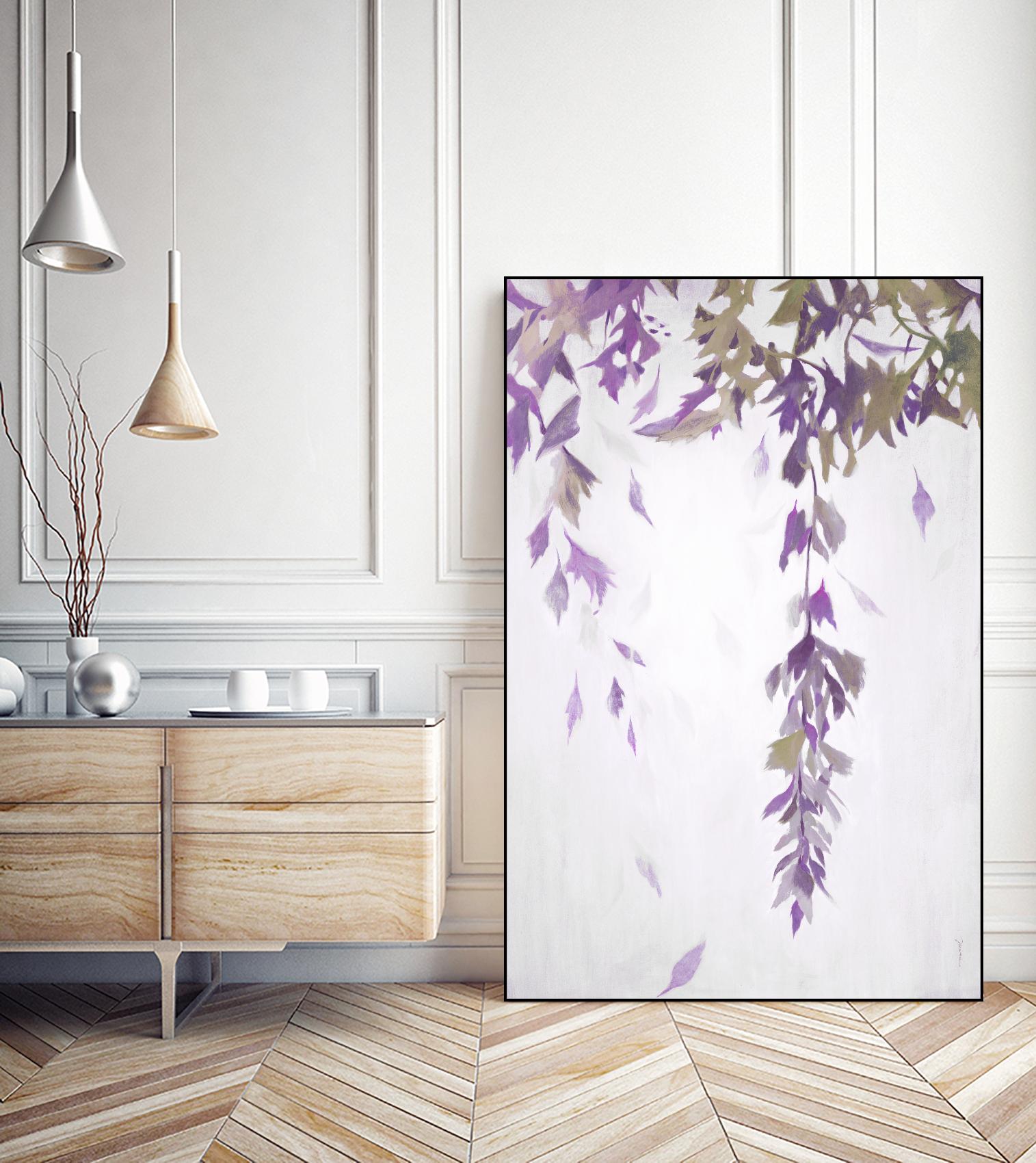 Leaf Cascade V2 by Liz Jardine on GIANT ART - botanicals