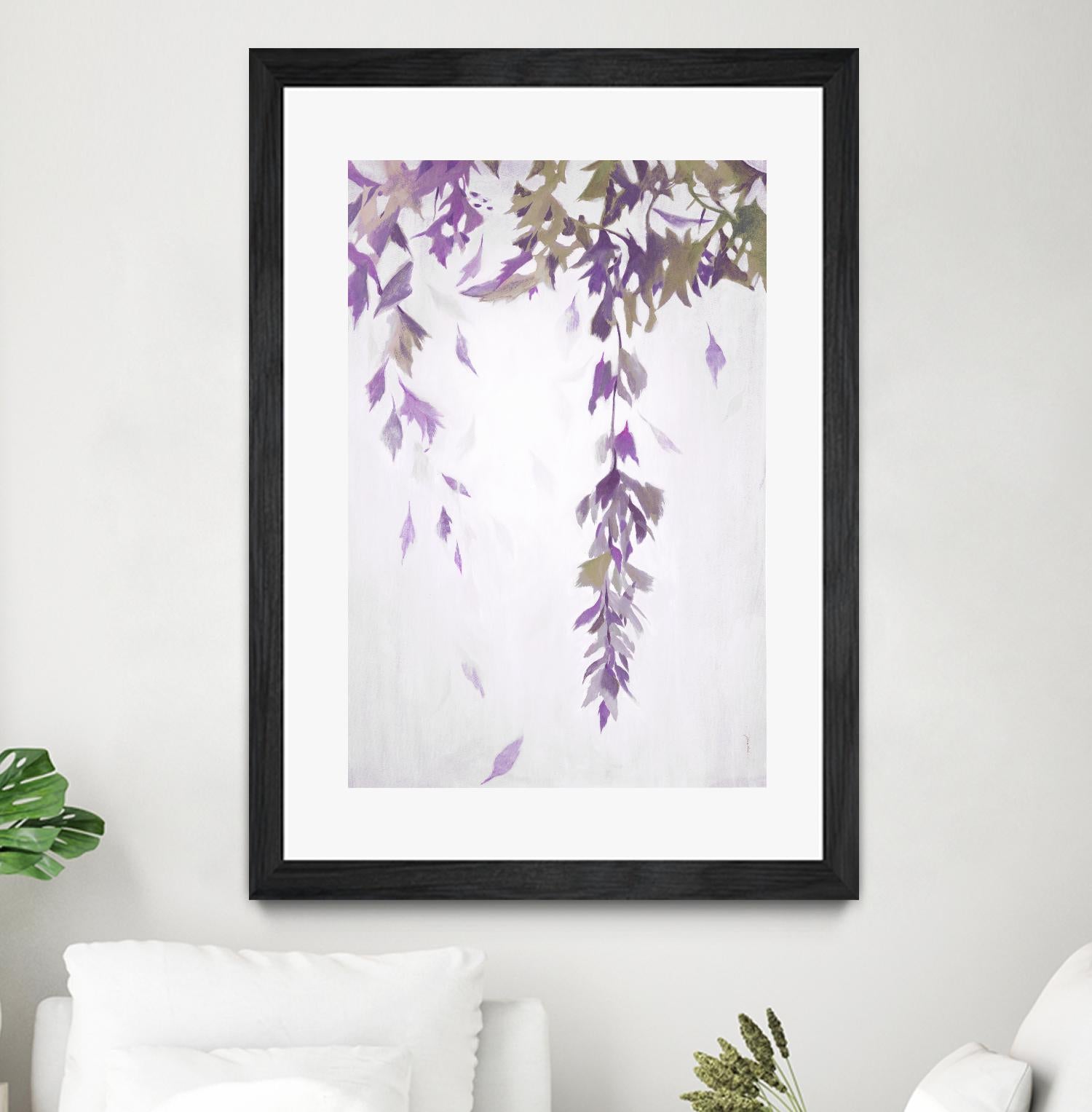 Leaf Cascade V2 by Liz Jardine on GIANT ART - botanicals