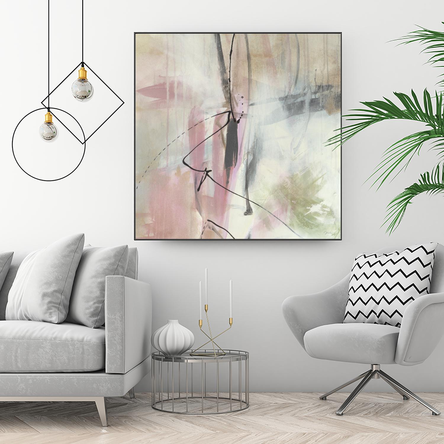 A la mode by Liz Jardine on GIANT ART - beige abstract