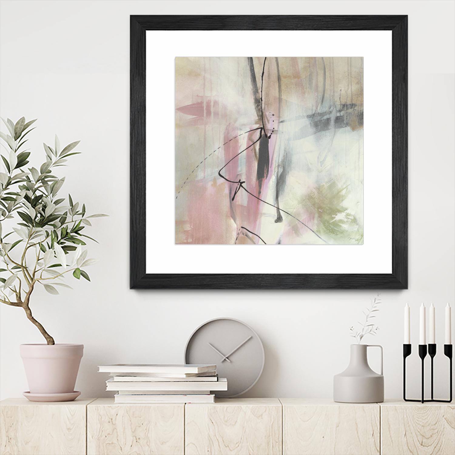 A la mode by Liz Jardine on GIANT ART - beige abstract