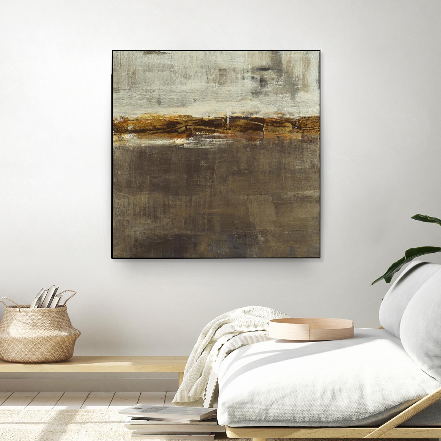 Golden Chain by Liz Jardine on GIANT ART - grey abstract