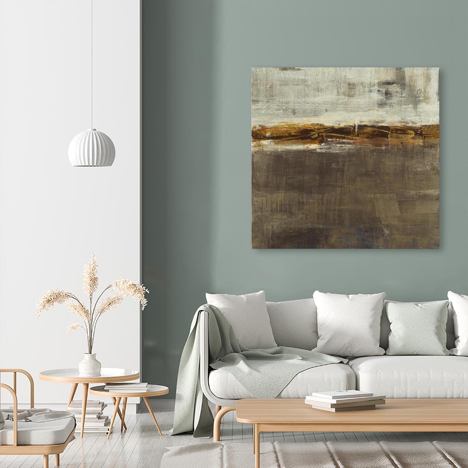 Golden Chain by Liz Jardine on GIANT ART - grey abstract