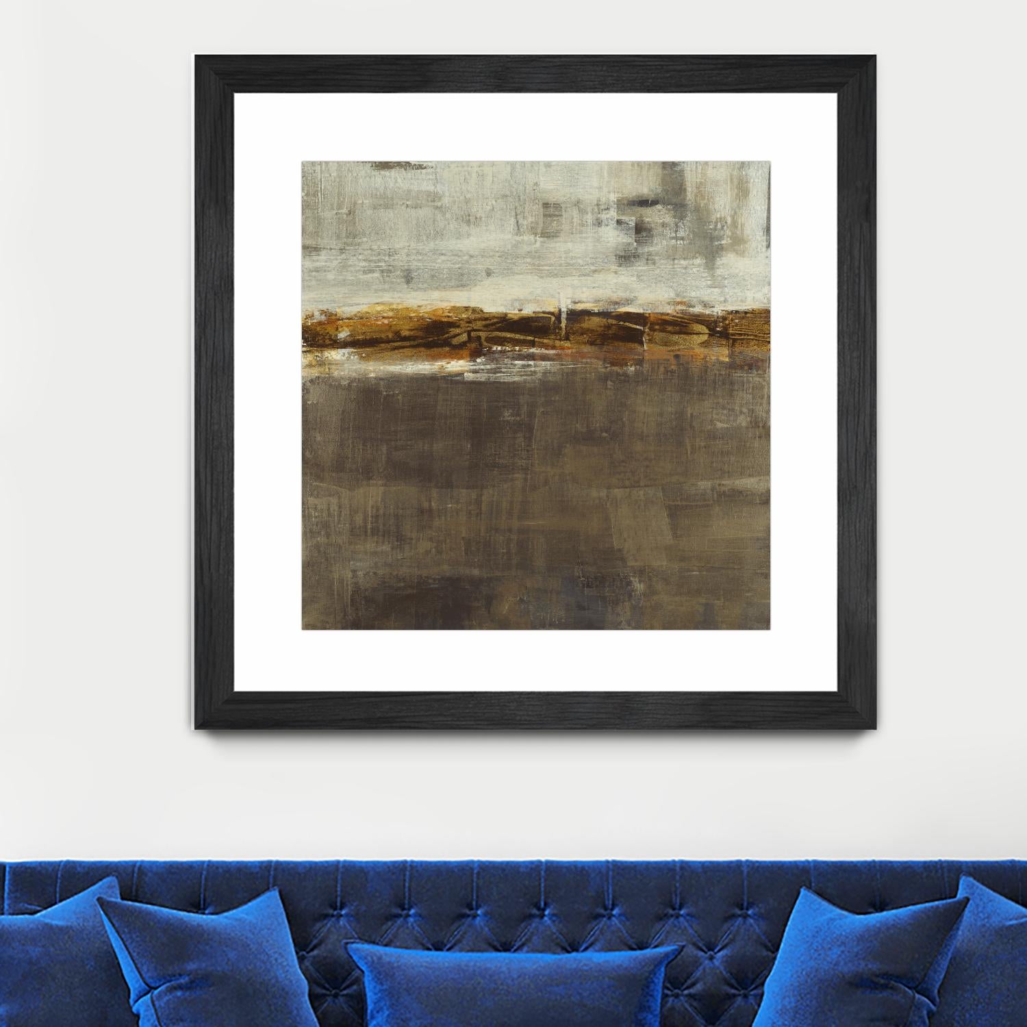 Golden Chain by Liz Jardine on GIANT ART - grey abstract