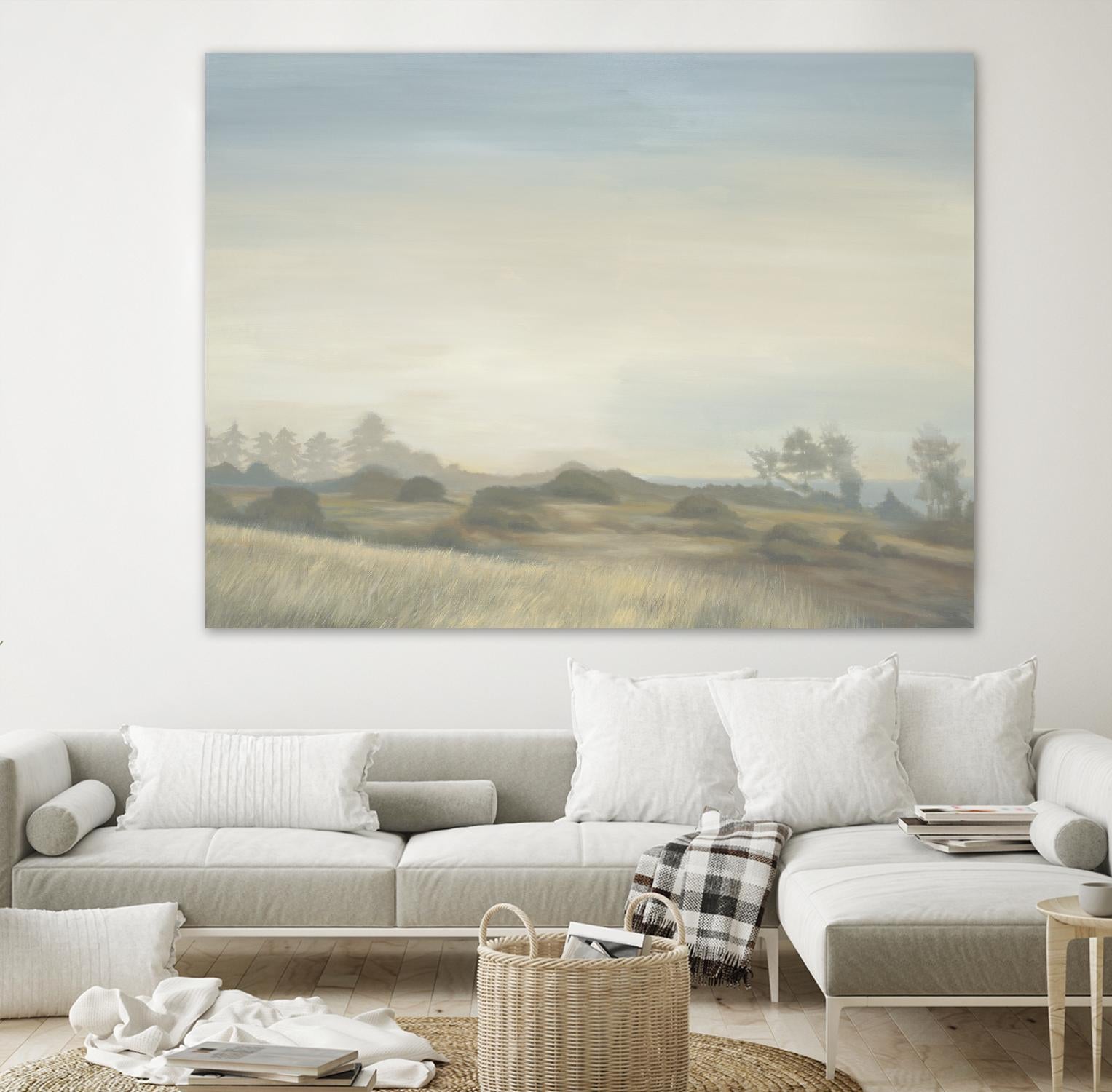 Waves Of Grain by Liz Jardine on GIANT ART - browns scenic, traditional landscapes