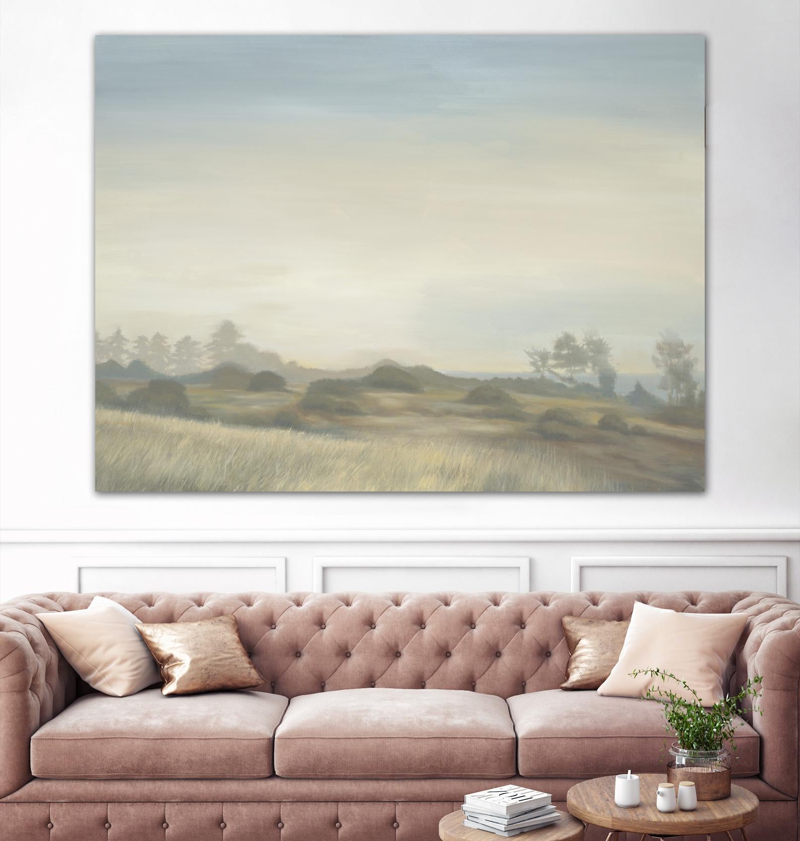 Waves Of Grain by Liz Jardine on GIANT ART - browns scenic, traditional landscapes