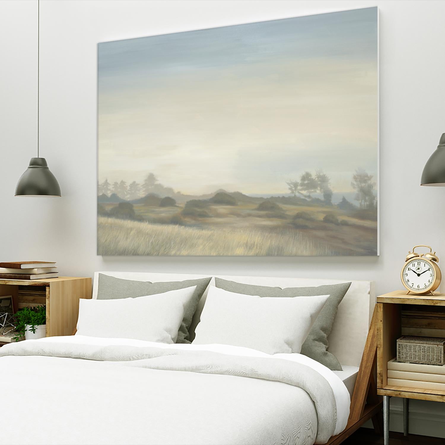 Waves Of Grain by Liz Jardine on GIANT ART - browns scenic, traditional landscapes