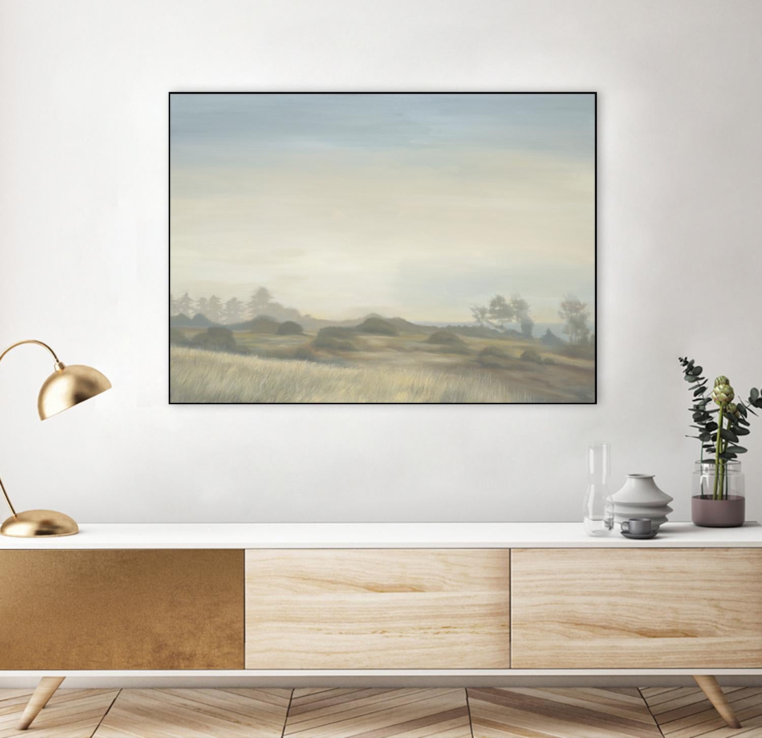 Waves Of Grain by Liz Jardine on GIANT ART - browns scenic, traditional landscapes