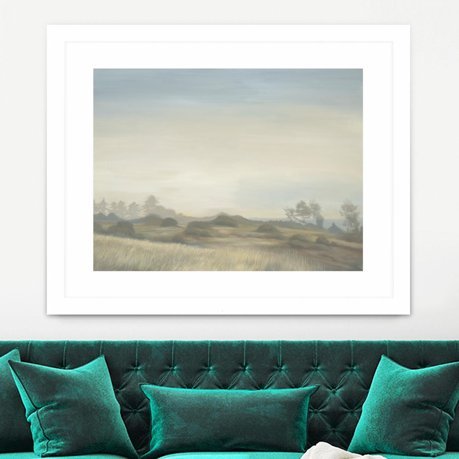 Waves Of Grain by Liz Jardine on GIANT ART - browns scenic, traditional landscapes