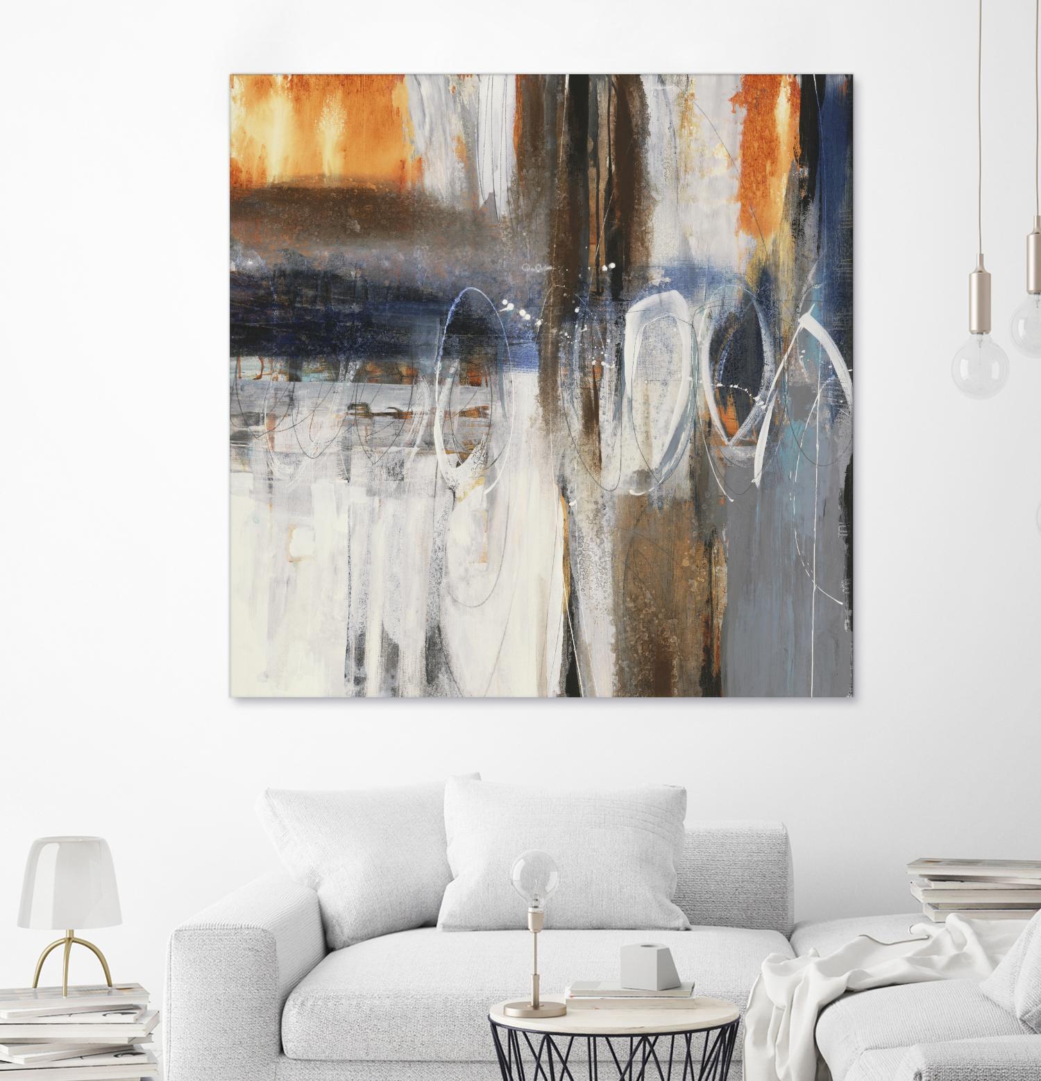 Back to the Future by Liz Jardine on GIANT ART - browns abstract