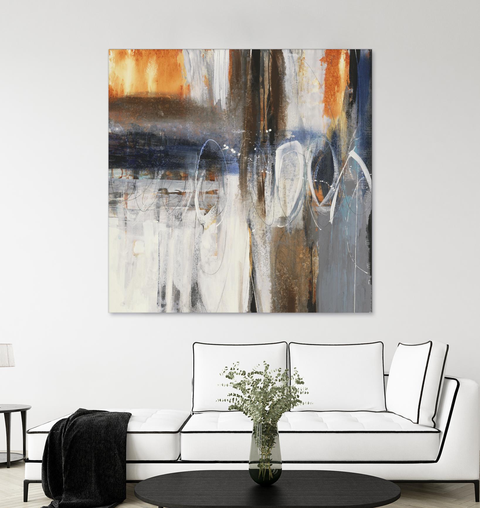Back to the Future by Liz Jardine on GIANT ART - browns abstract