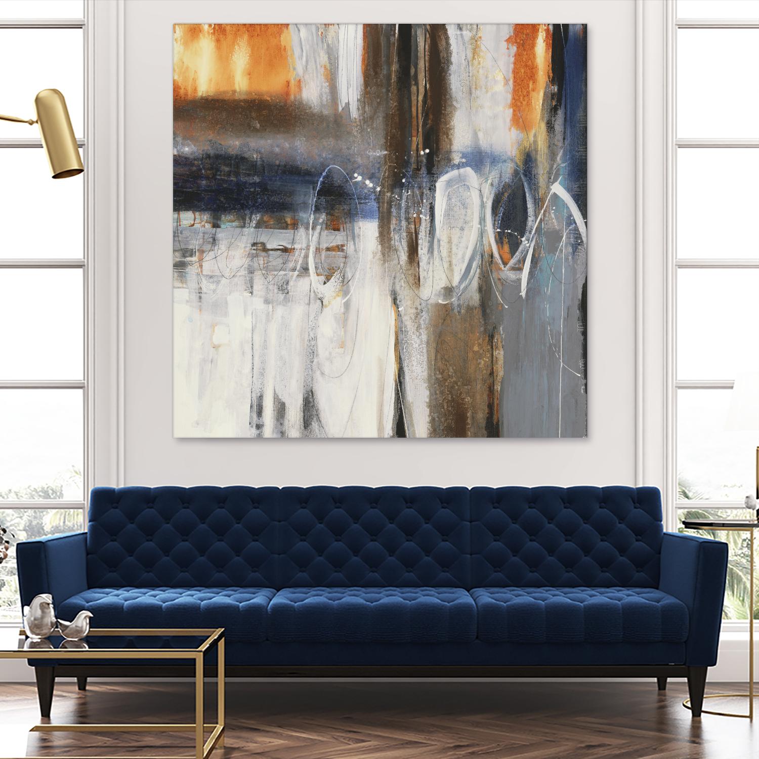 Back to the Future by Liz Jardine on GIANT ART - browns abstract