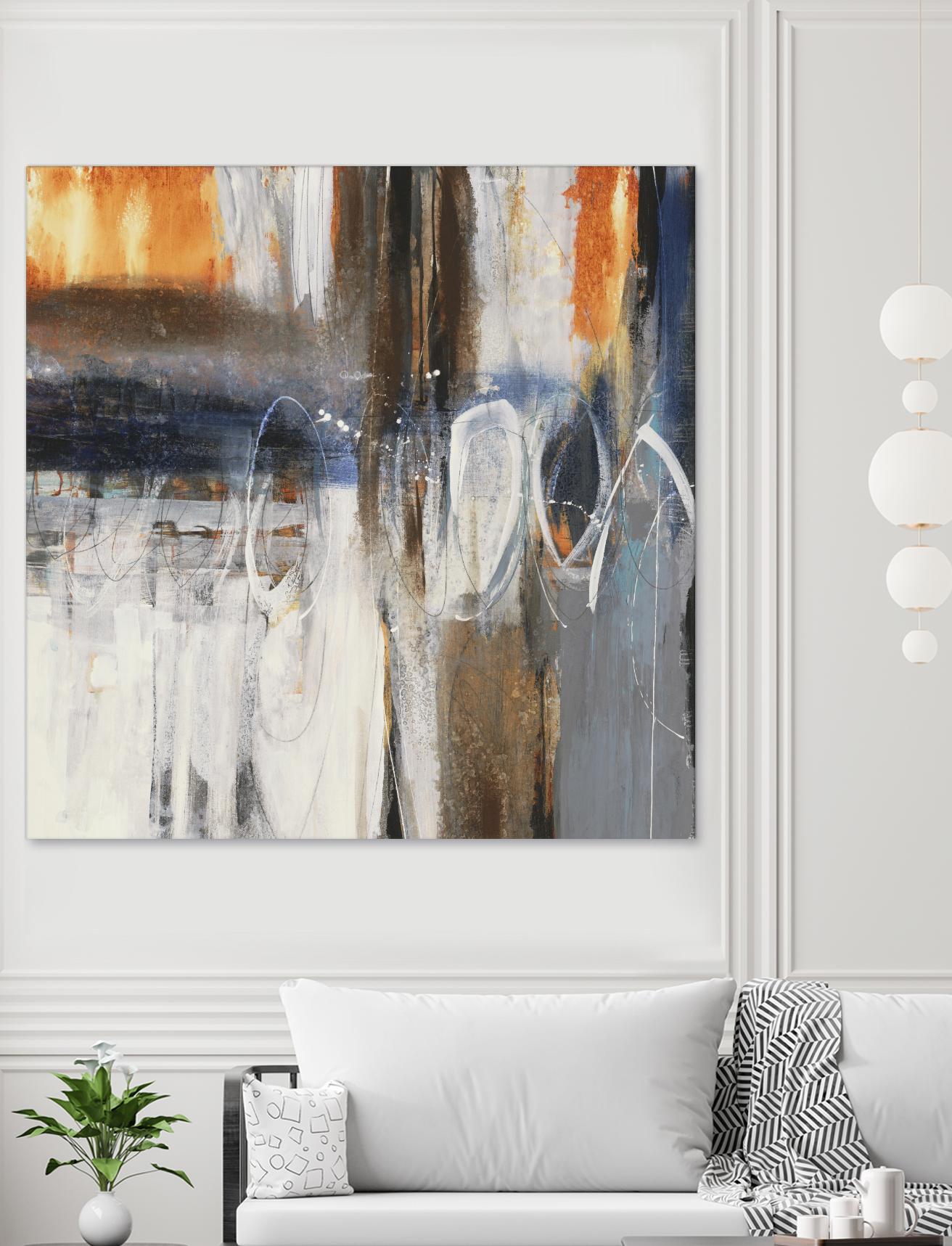 Back to the Future by Liz Jardine on GIANT ART - browns abstract