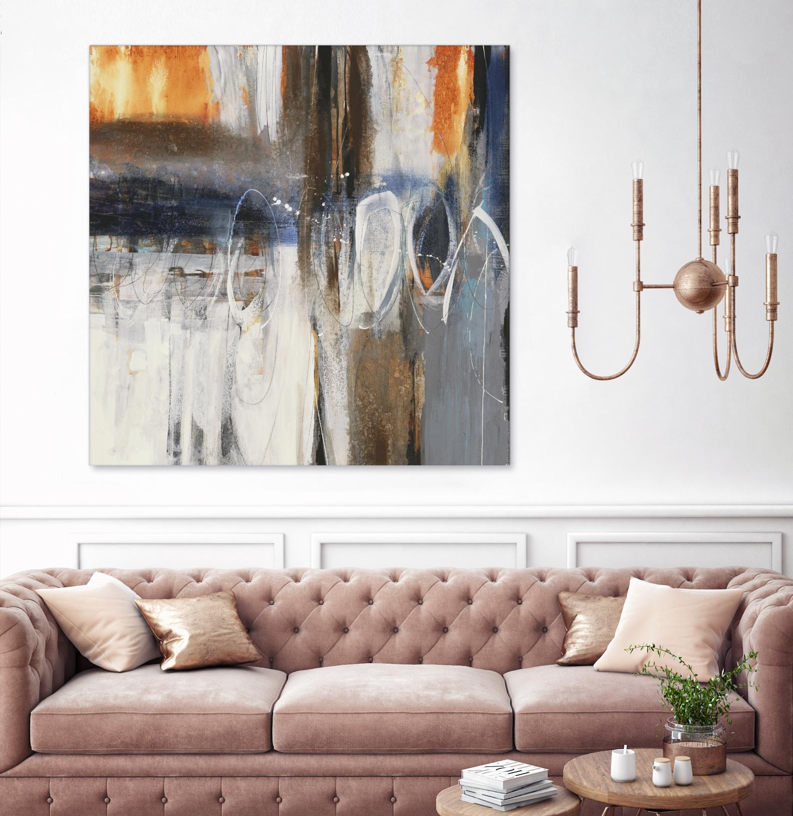 Back to the Future by Liz Jardine on GIANT ART - browns abstract