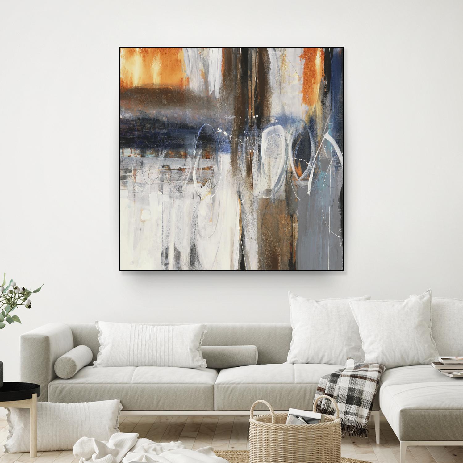 Back to the Future by Liz Jardine on GIANT ART - browns abstract