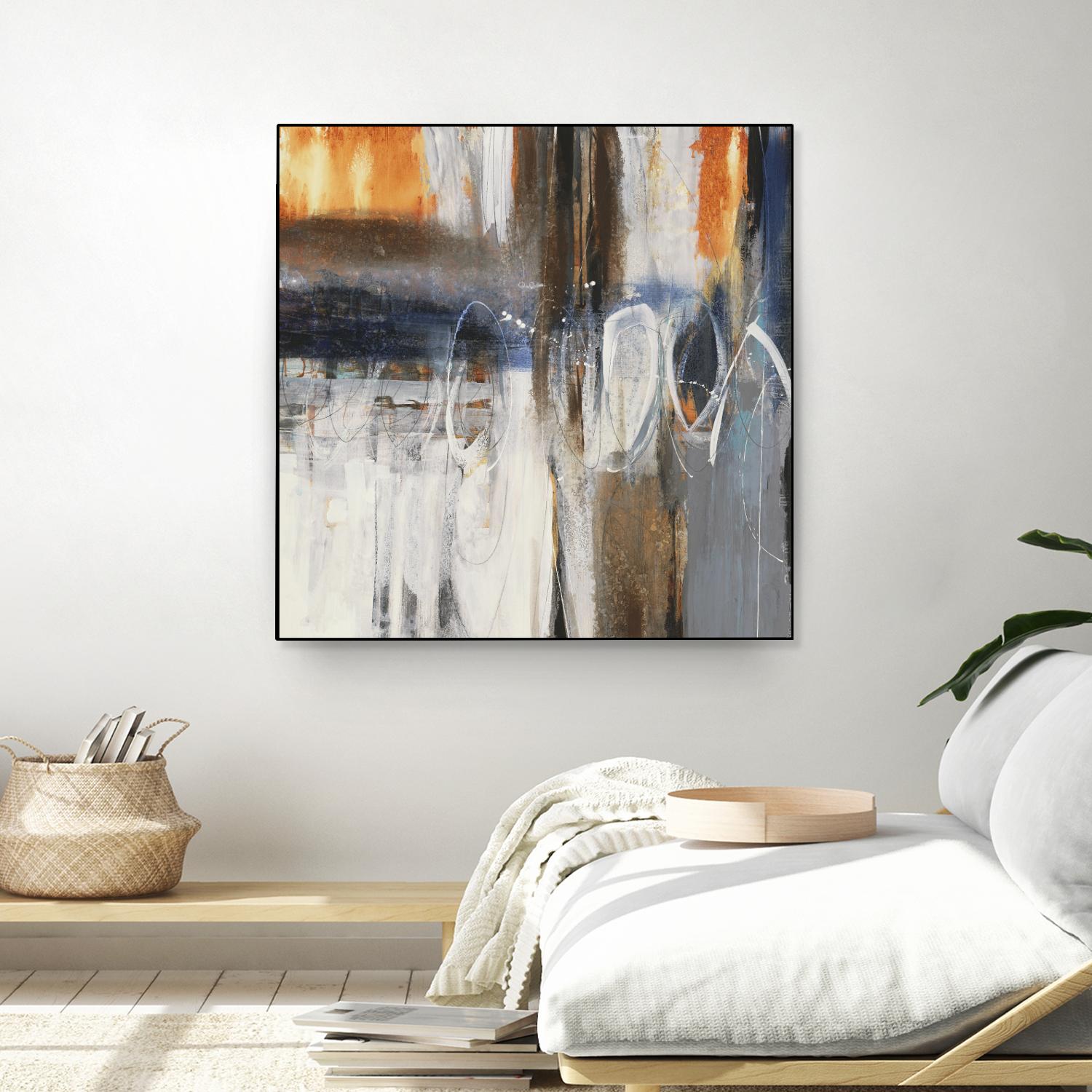 Back to the Future by Liz Jardine on GIANT ART - browns abstract