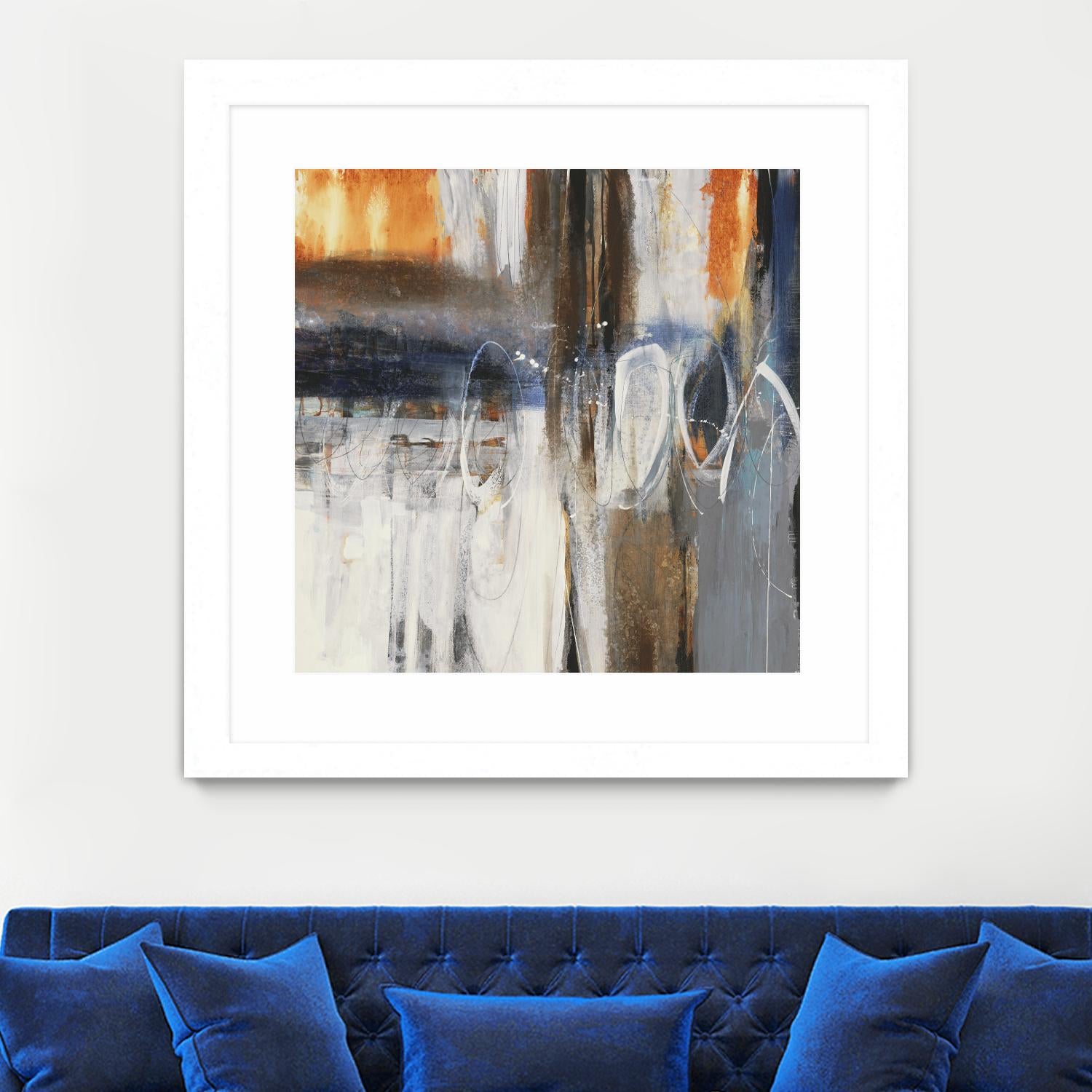 Back to the Future by Liz Jardine on GIANT ART - browns abstract