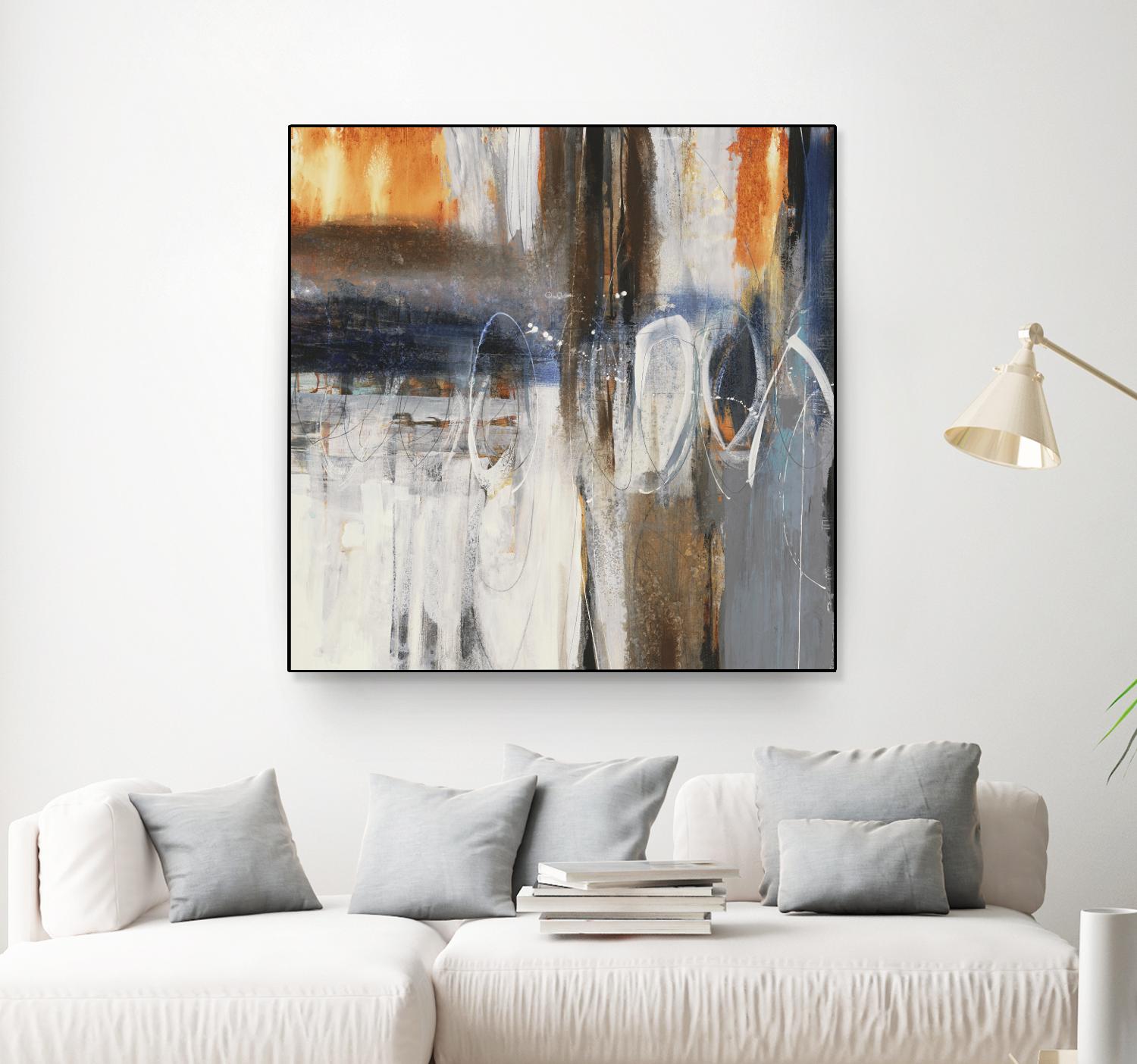 Back to the Future by Liz Jardine on GIANT ART - browns abstract