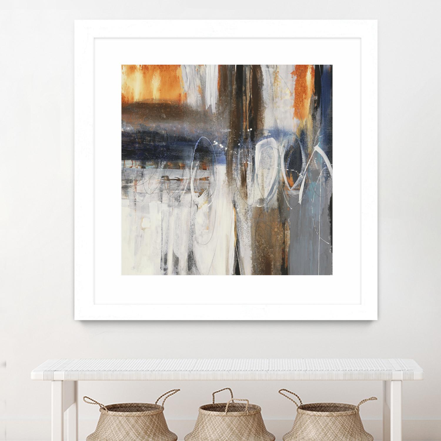 Back to the Future by Liz Jardine on GIANT ART - browns abstract