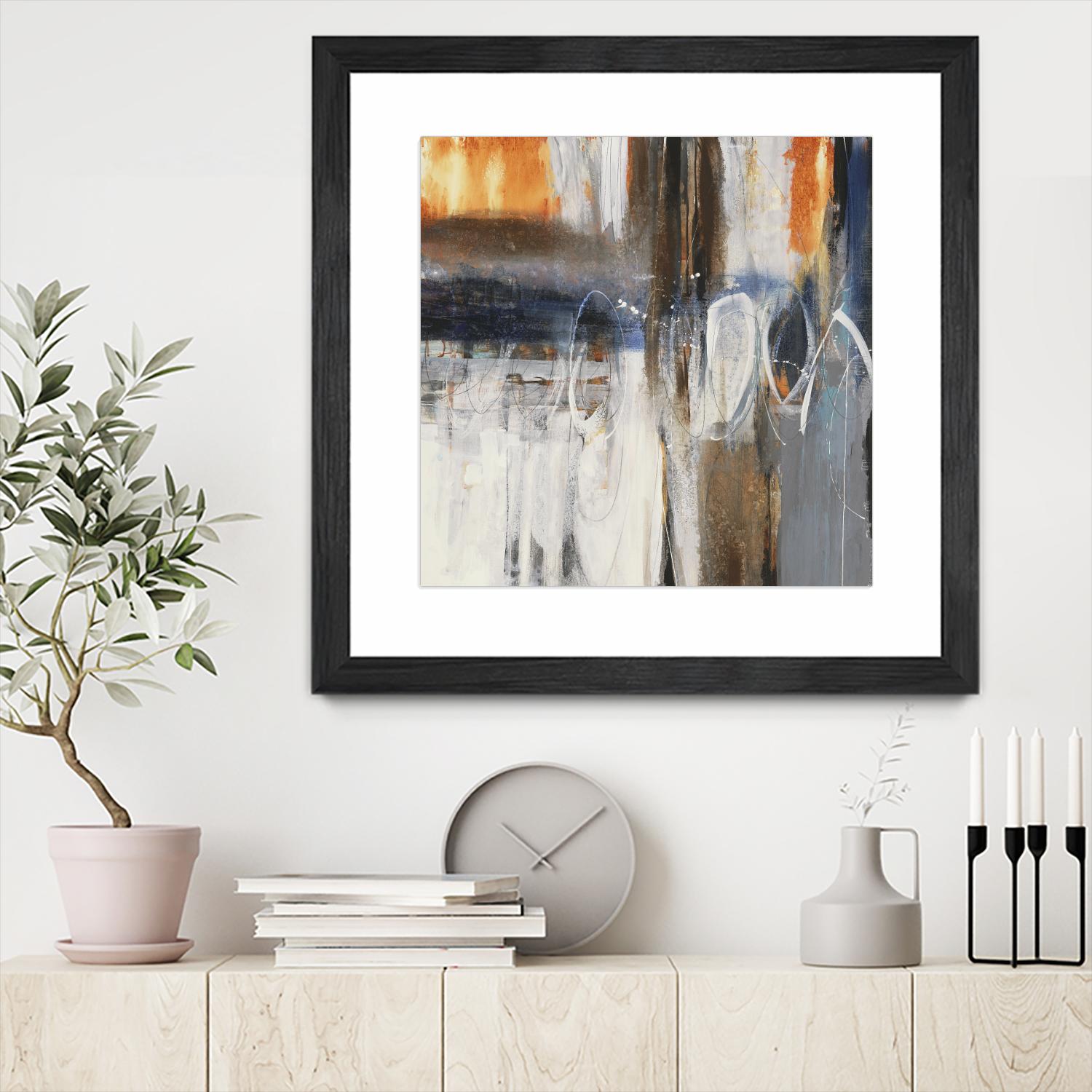 Back to the Future by Liz Jardine on GIANT ART - browns abstract