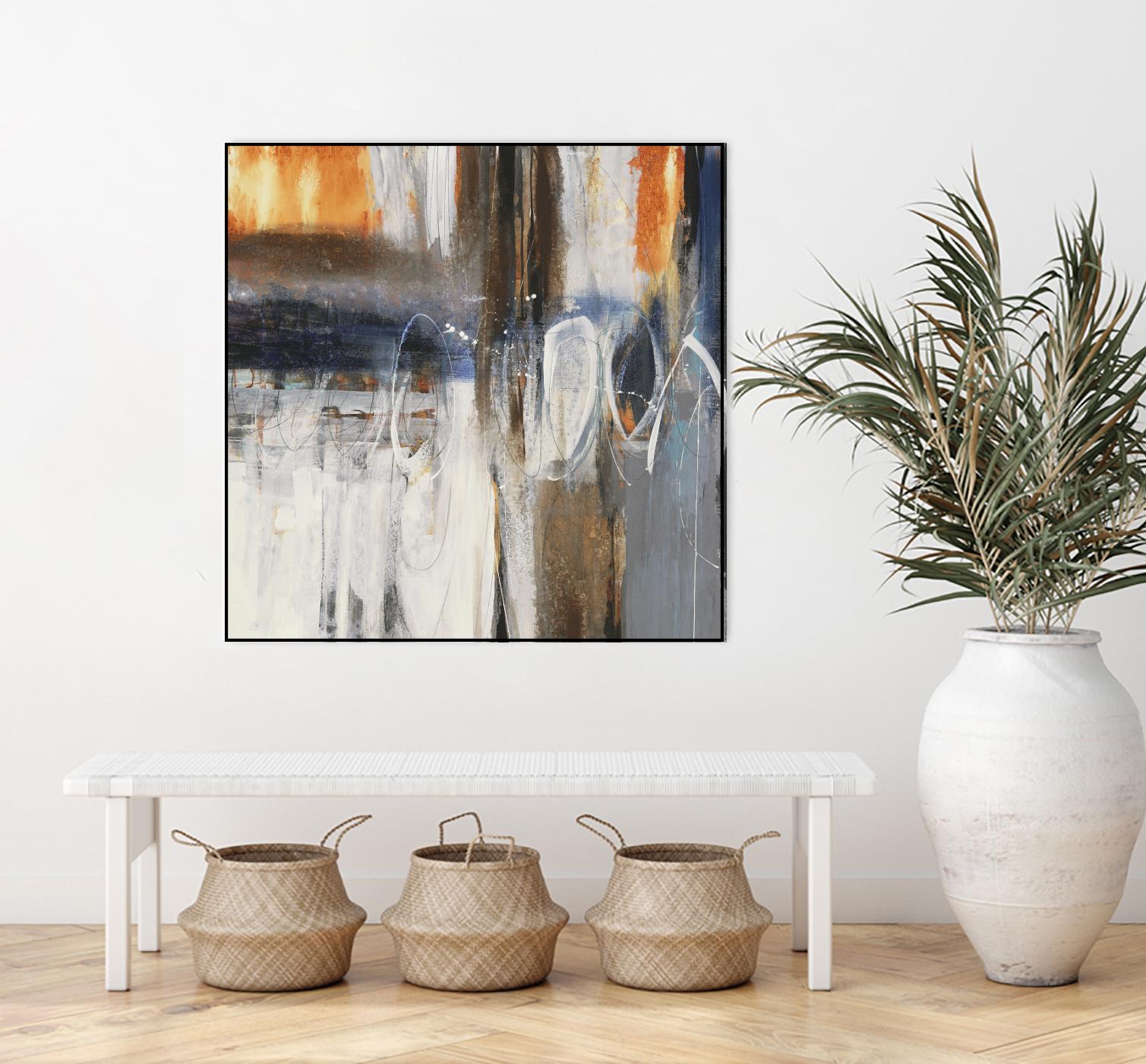 Back to the Future by Liz Jardine on GIANT ART - browns abstract