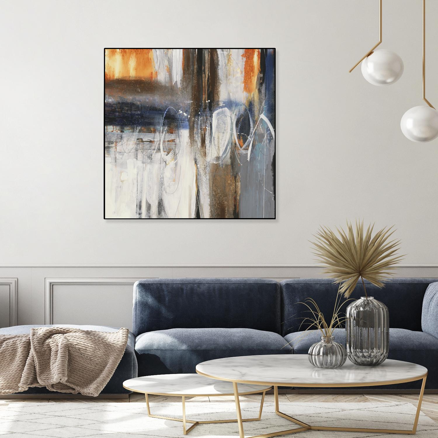 Back to the Future by Liz Jardine on GIANT ART - browns abstract