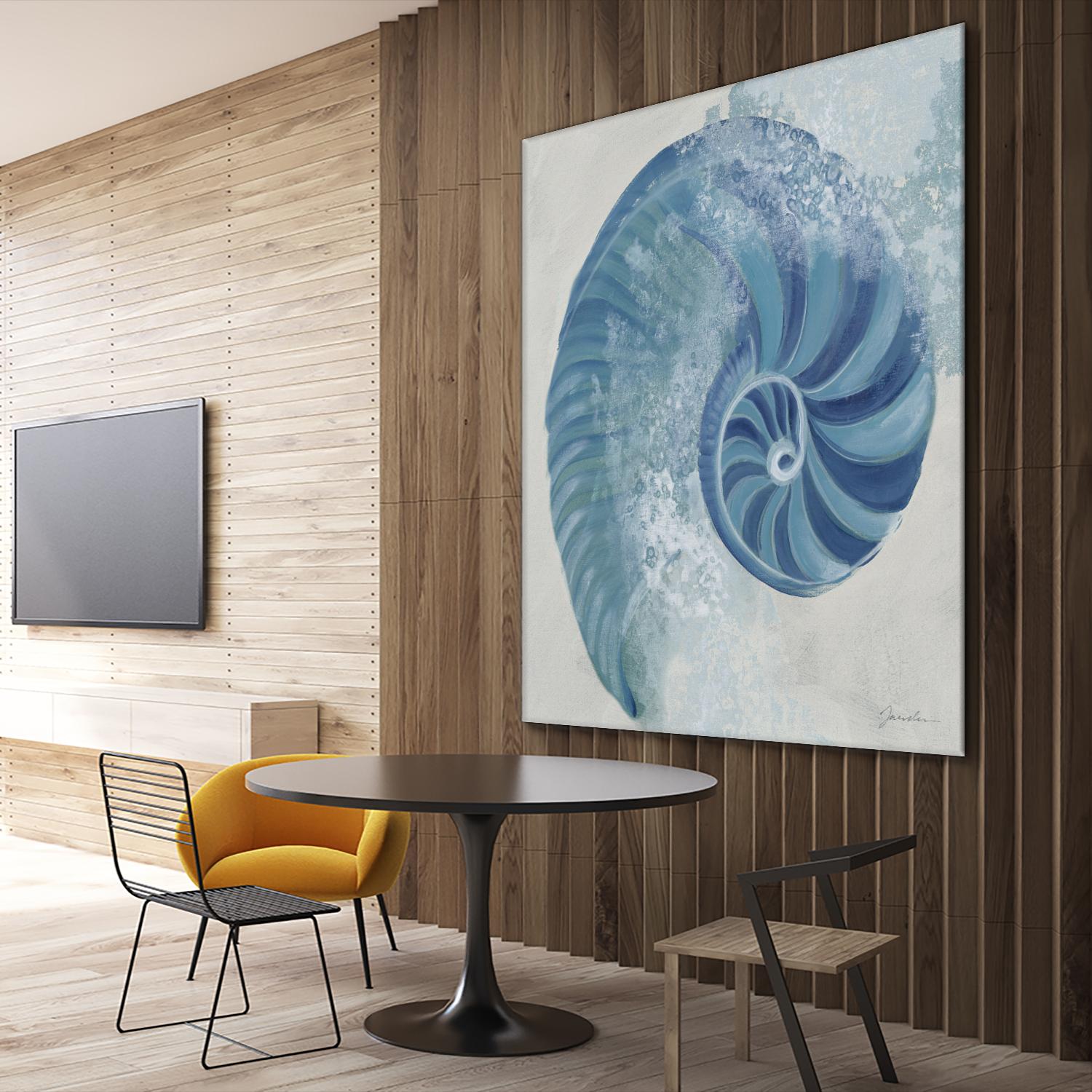 Sea Foam IV V1 by Liz Jardine on GIANT ART - blues sea life