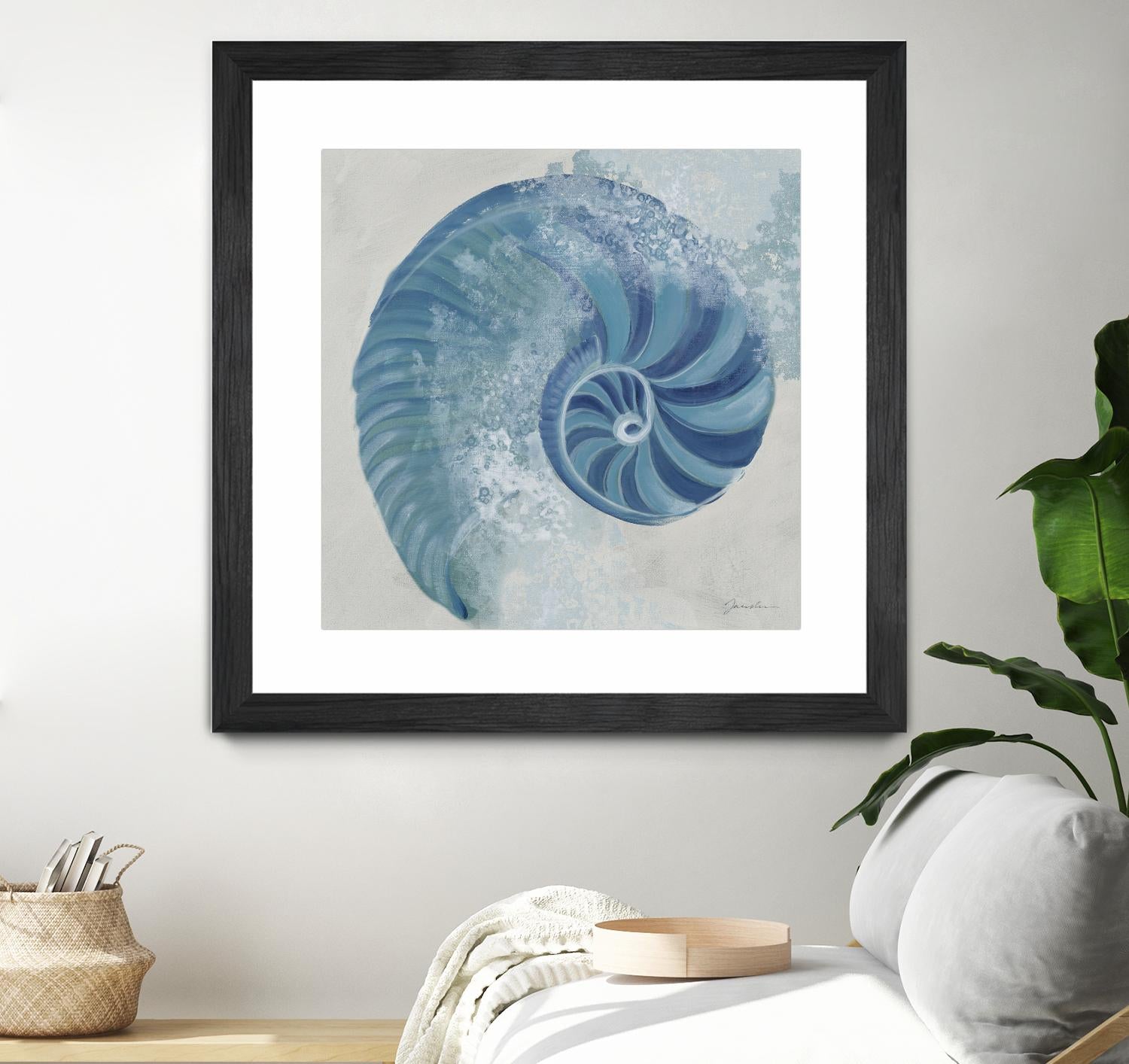 Sea Foam IV V1 by Liz Jardine on GIANT ART - blues sea life