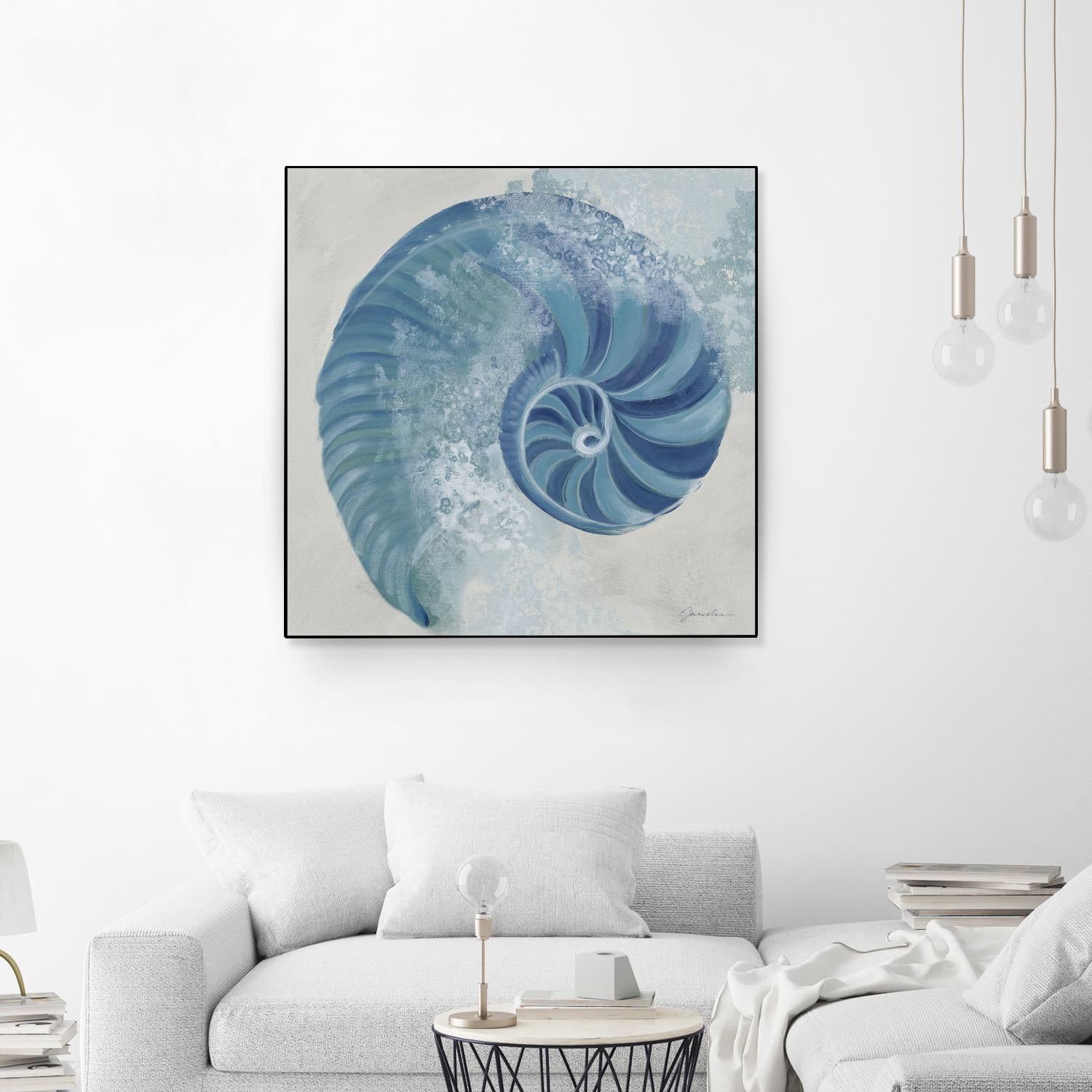 Sea Foam IV V1 by Liz Jardine on GIANT ART - blues sea life