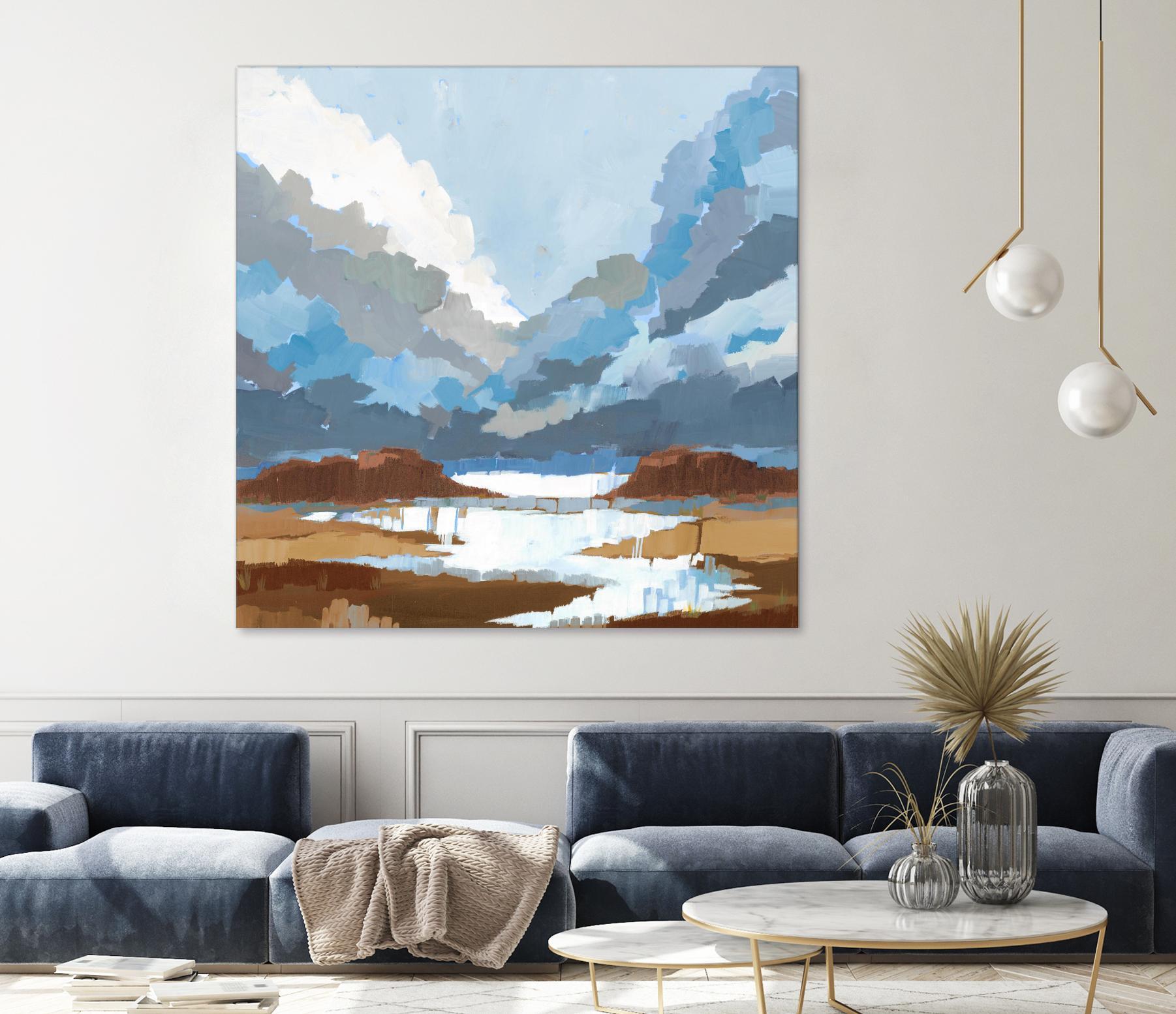 High Altitude V7 by Liz Jardine on GIANT ART - blues scenic clouds