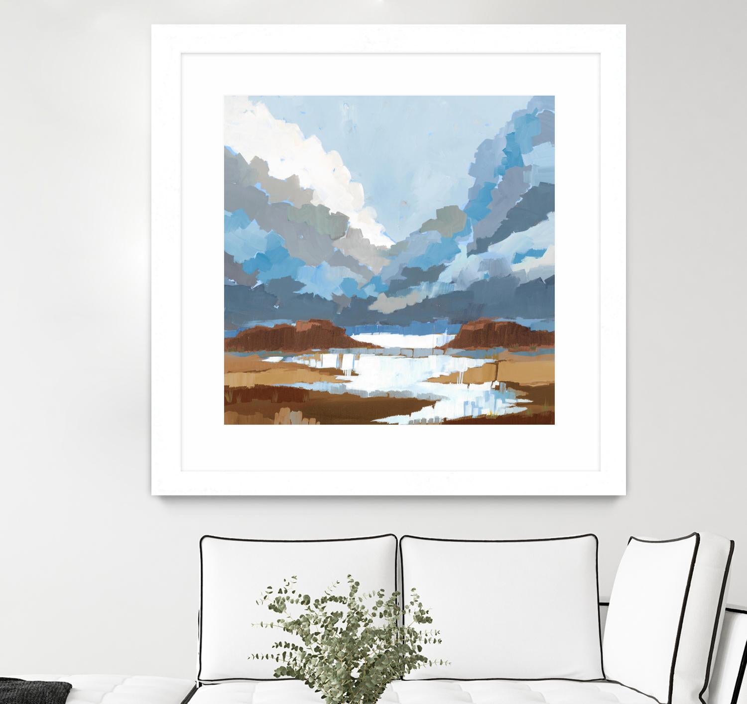 High Altitude V7 by Liz Jardine on GIANT ART - blues scenic clouds