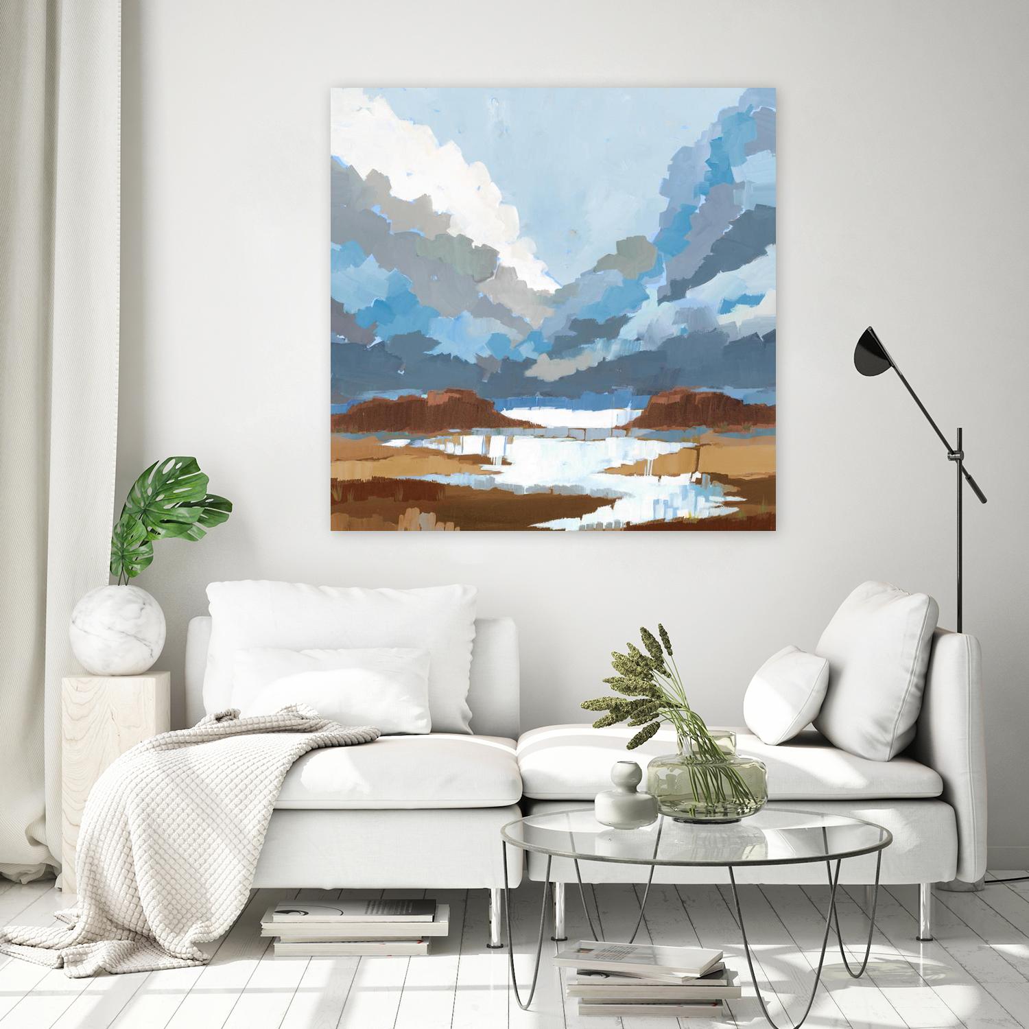 High Altitude V7 by Liz Jardine on GIANT ART - blues scenic clouds