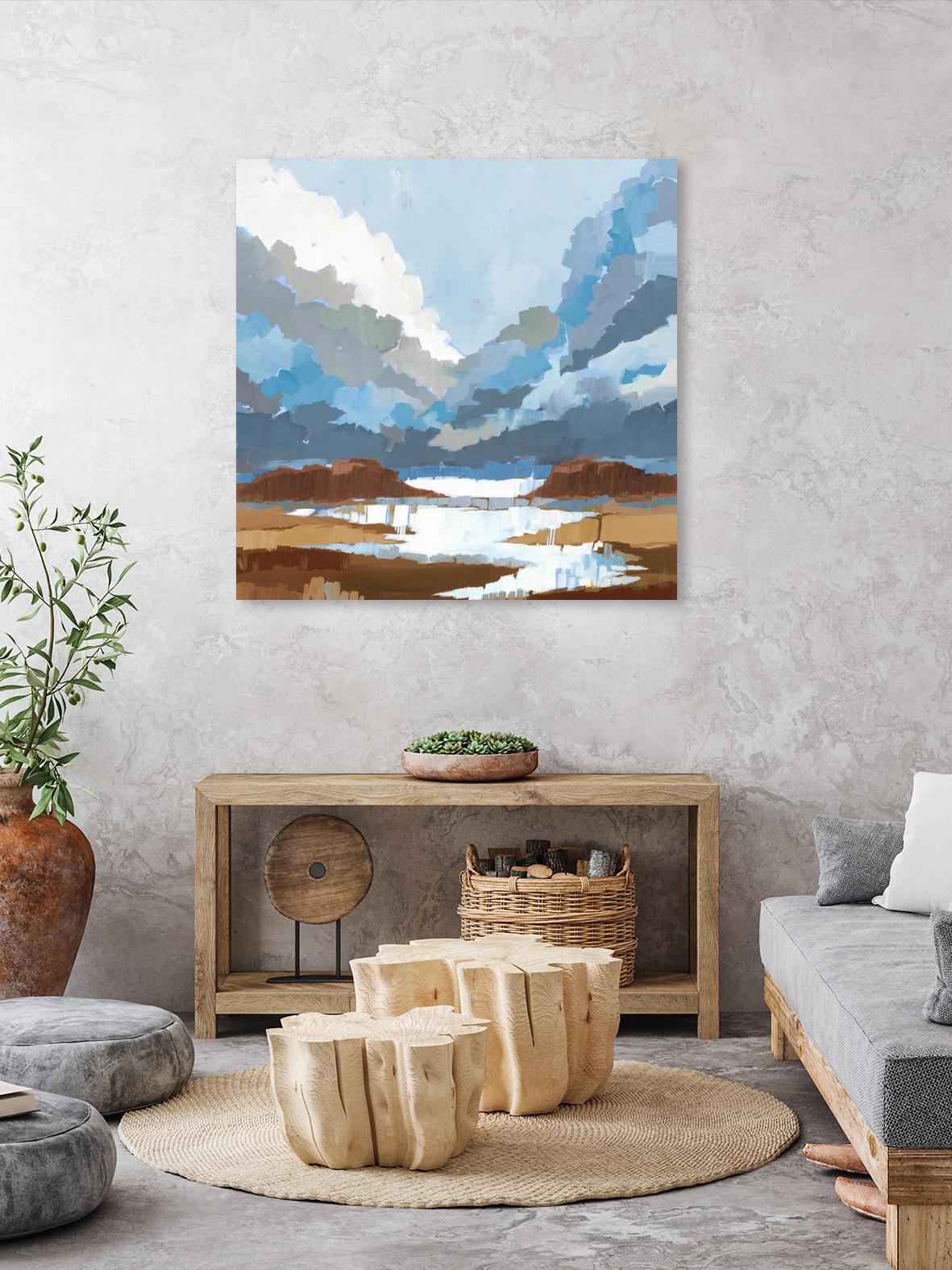 High Altitude V7 by Liz Jardine on GIANT ART - blues scenic clouds